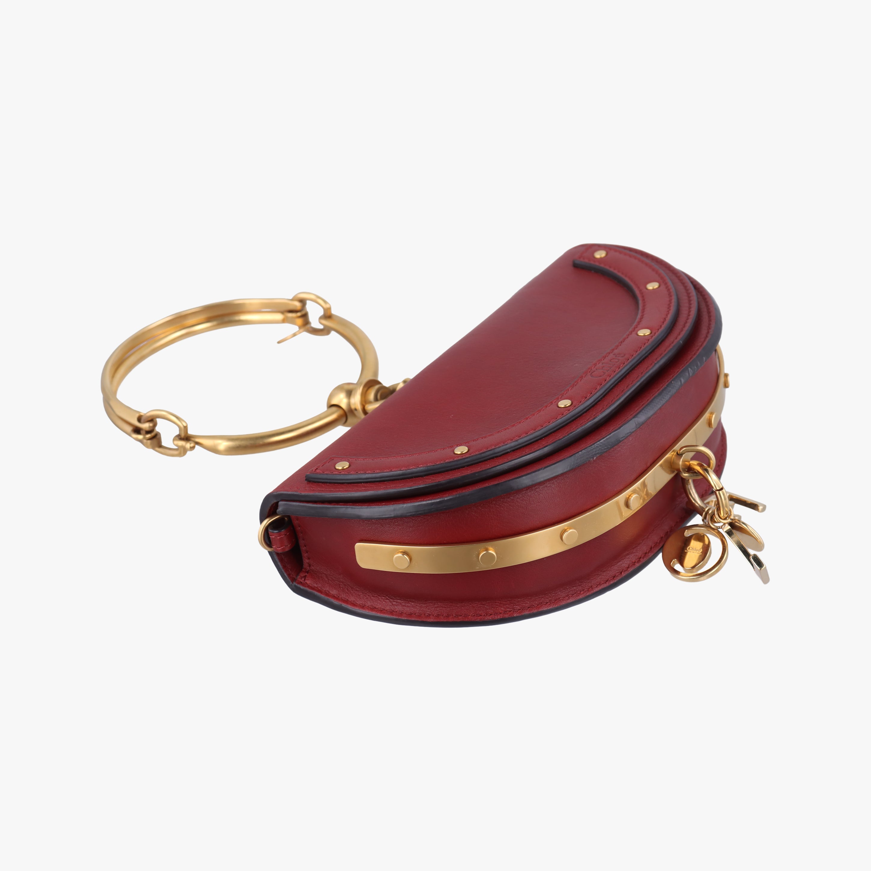 Nile Minaudiere Burgundy Leather 03-17-99-65ナイル ミノディエール ワインレッド レザー 03-17-99-65