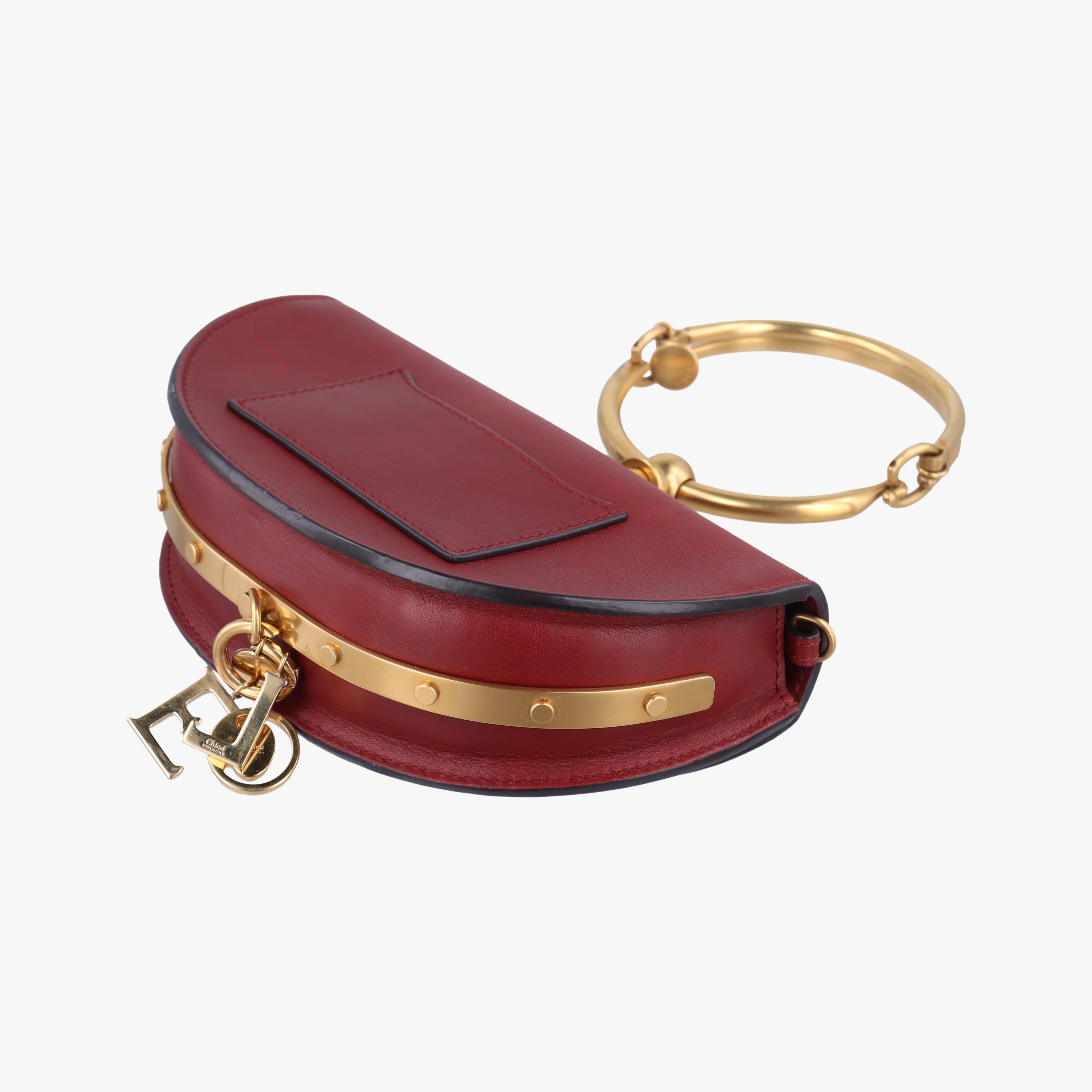 Nile Minaudiere Burgundy Leather 03-17-99-65ナイル ミノディエール ワインレッド レザー 03-17-99-65