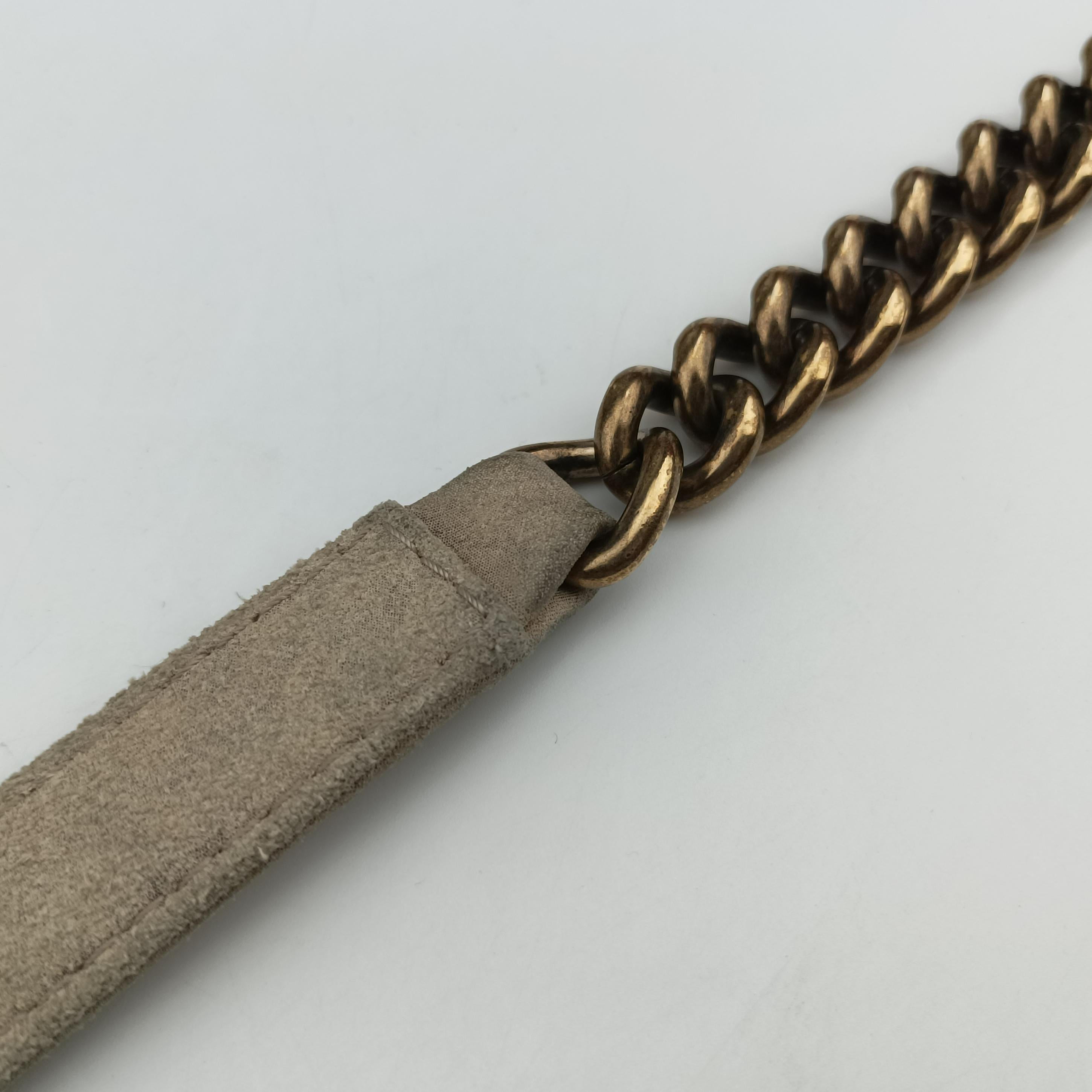 BOY CHANEL Beige suede A66281 18187092ボーイシャネル ベージュ スエード A66281 18187092