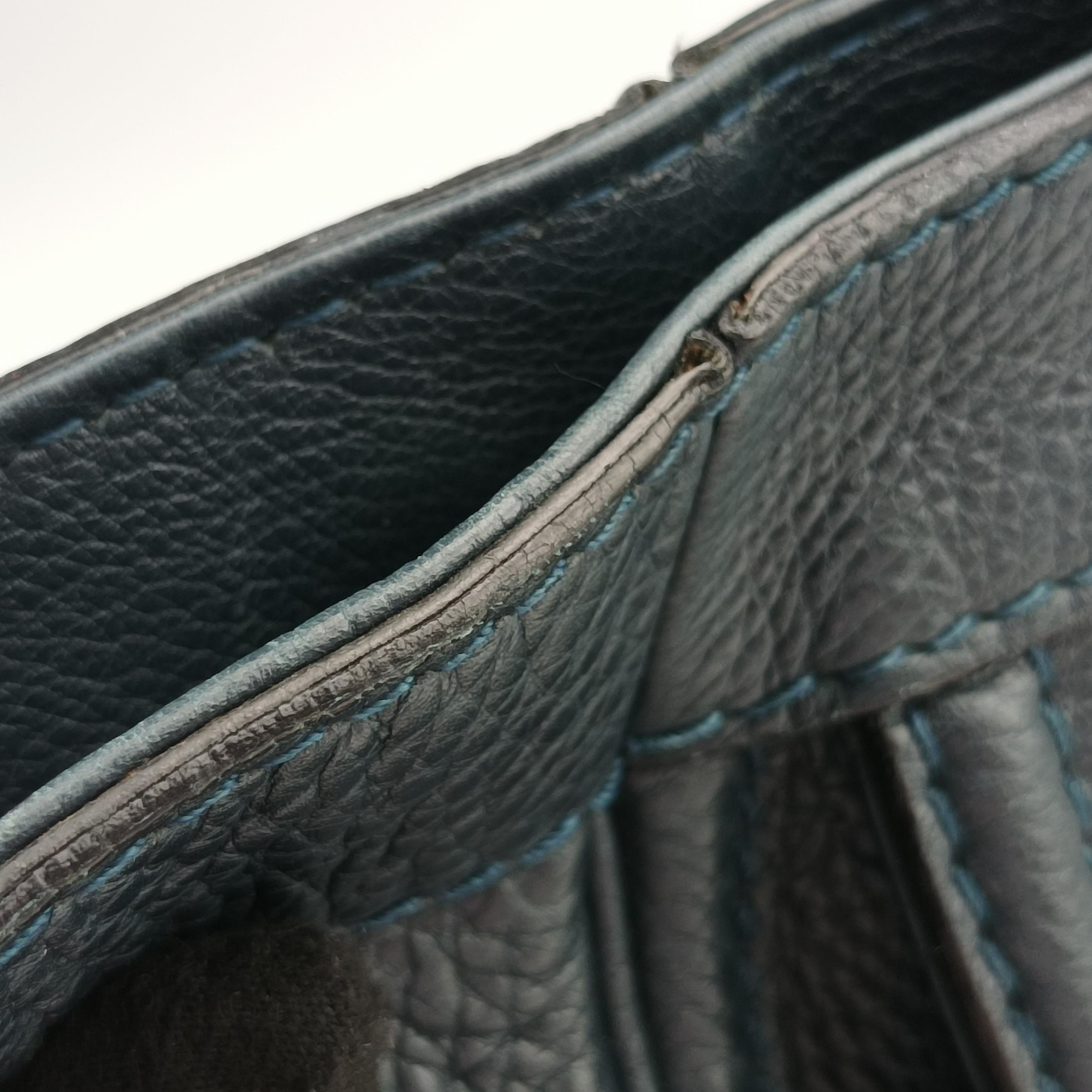 New Bamboo Navy Leather 246860 A7094368ニューバンブー ネイビー レザー 246860 A7094368