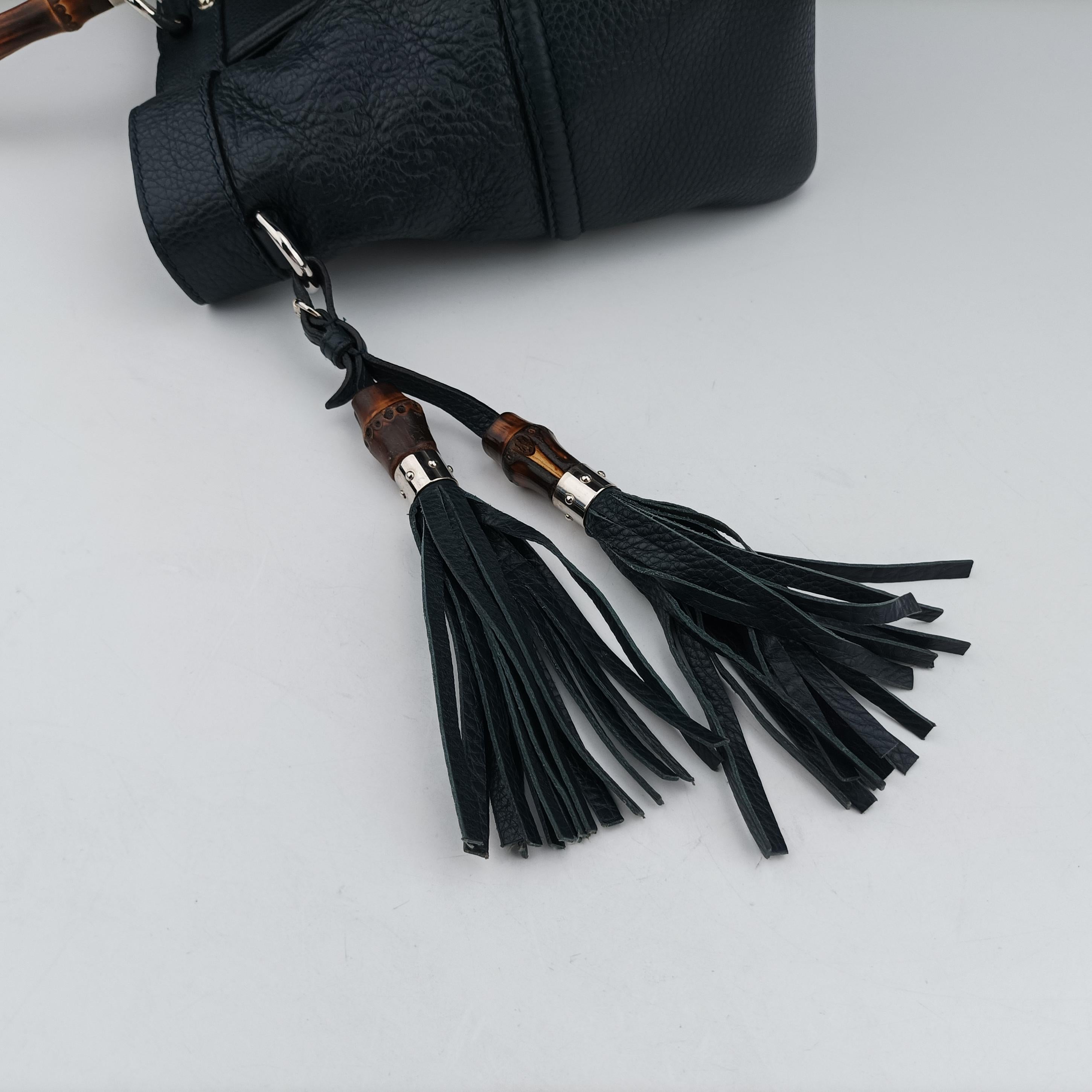 New Bamboo Navy Leather 246860 A7094368ニューバンブー ネイビー レザー 246860 A7094368