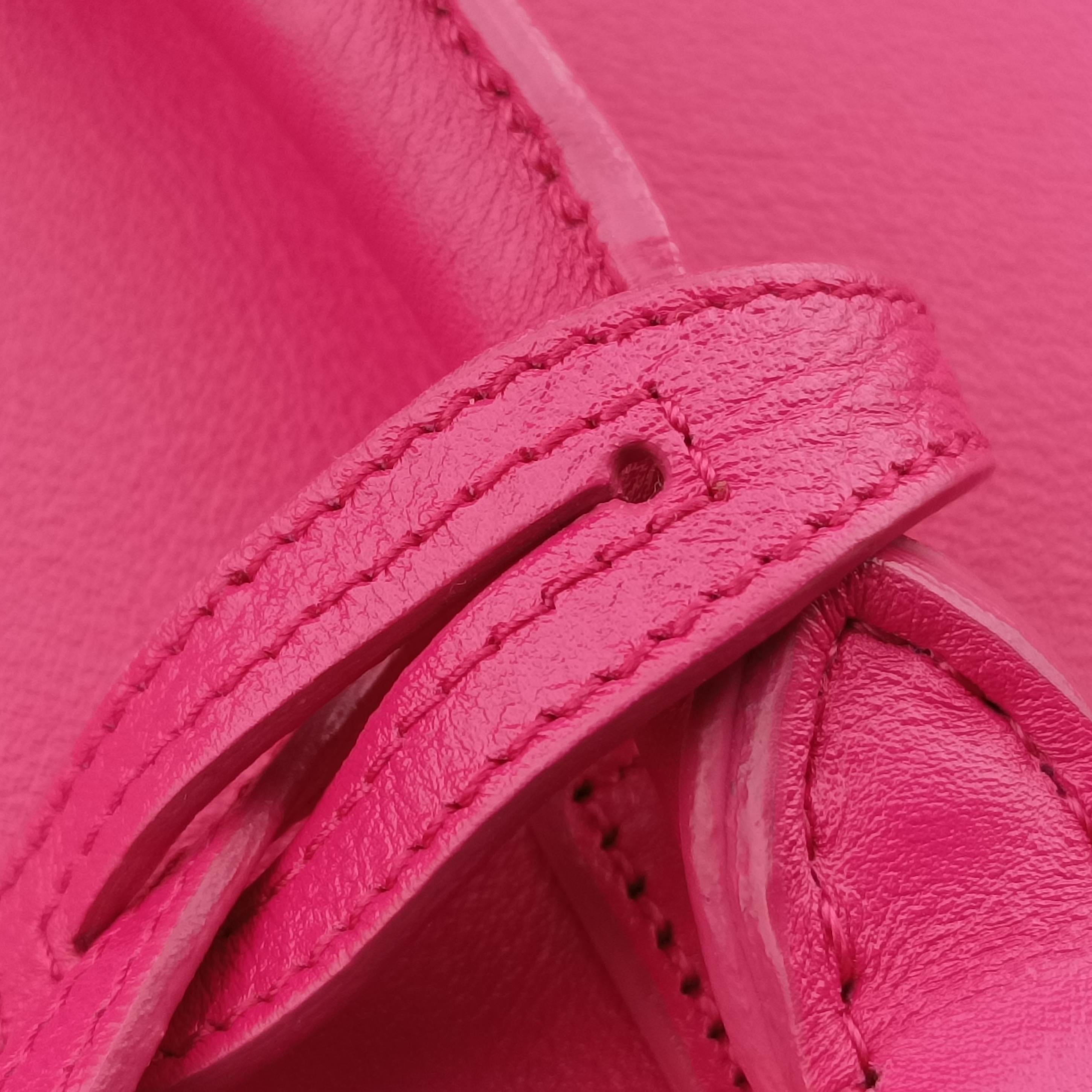 baby Cabas Rose leather 357395 DMR357395.1114ベイビーカバス ローズ レッド レザー 357395 DMR357395.1114