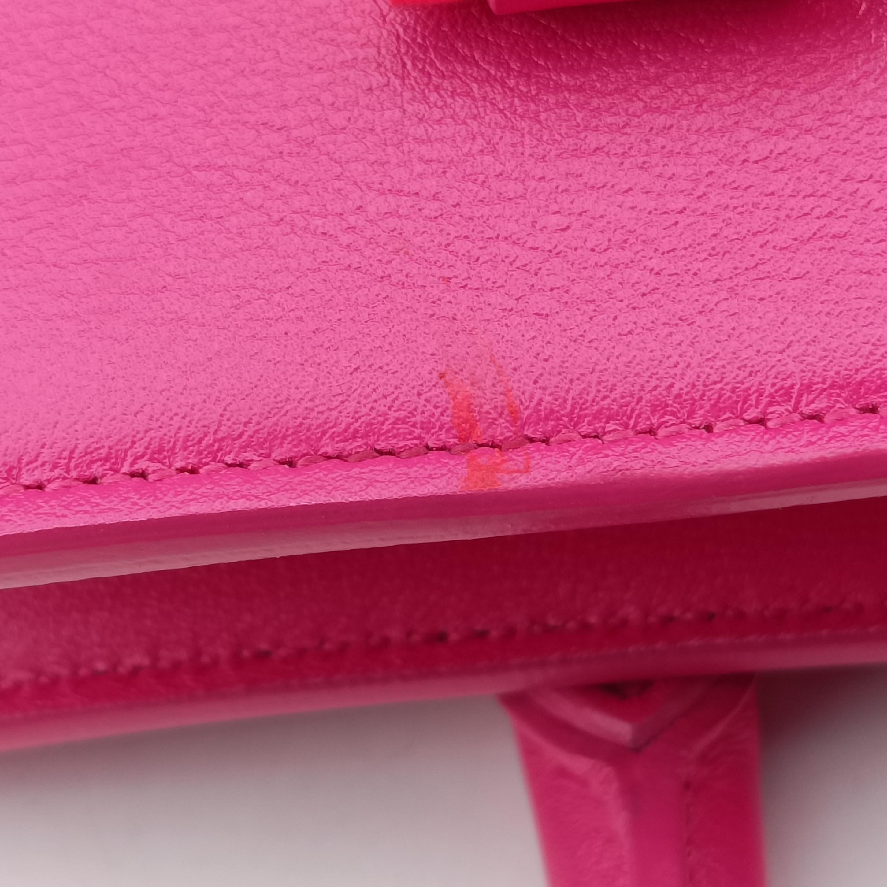 baby Cabas Rose leather 357395 DMR357395.1114ベイビーカバス ローズ レッド レザー 357395 DMR357395.1114