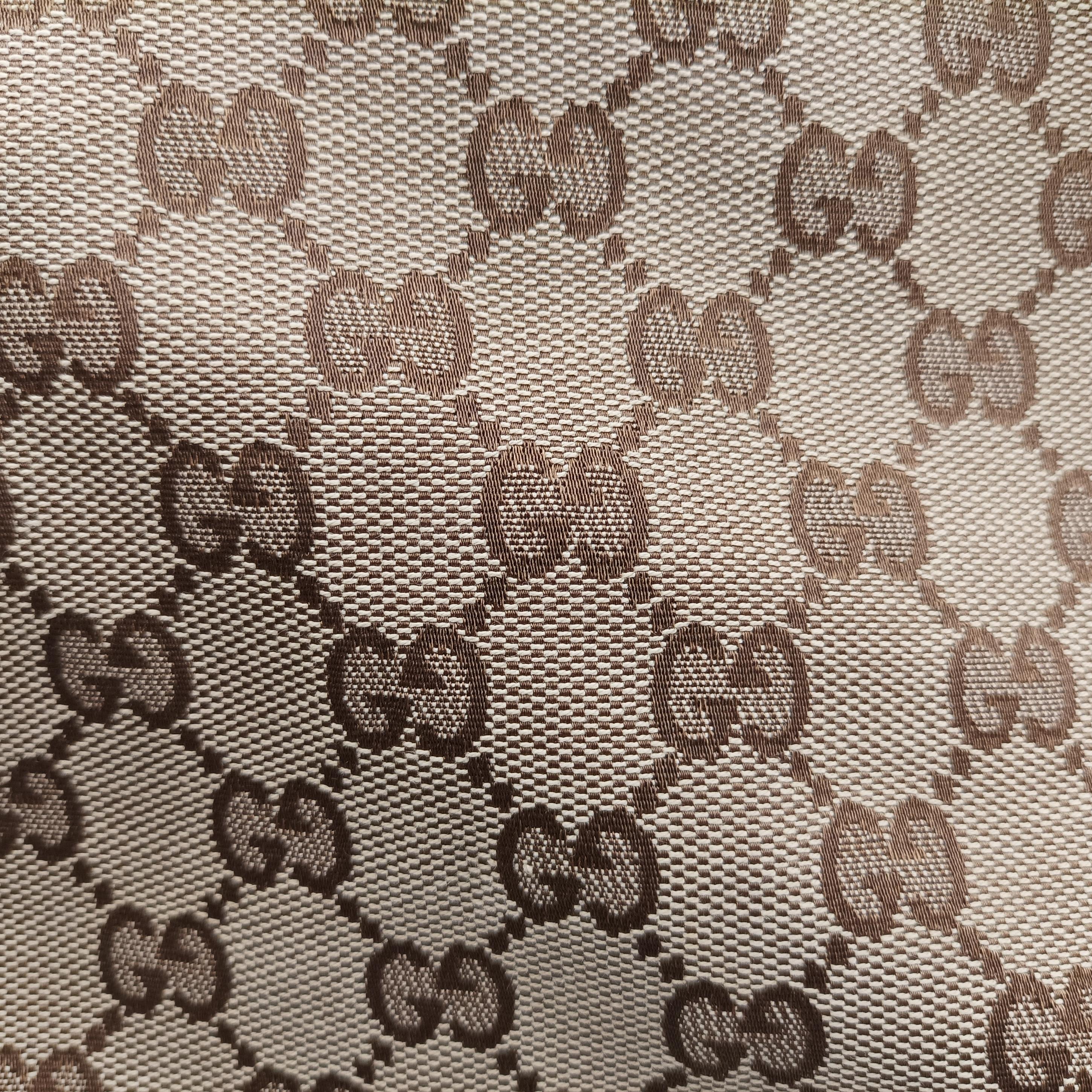 Monogram GG Brown Leather x canvas 220145 I4460468モノグラムジージー ブラウン レザー×キャンバス 220145 I4460468