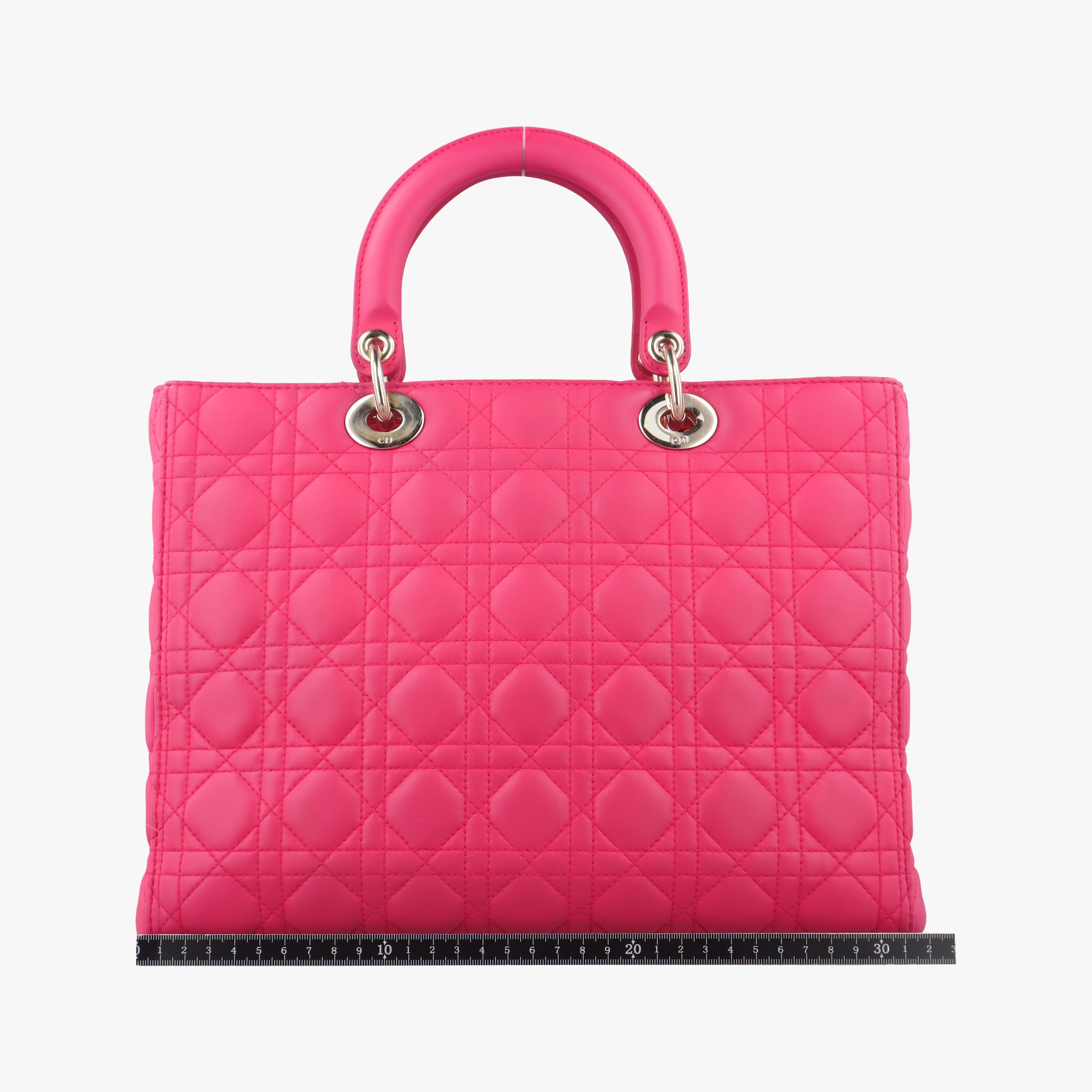 Lady Dior Rose lambskin 18-MA-0124レディディオール ローズ レッド ラムスキン 18-MA-0124