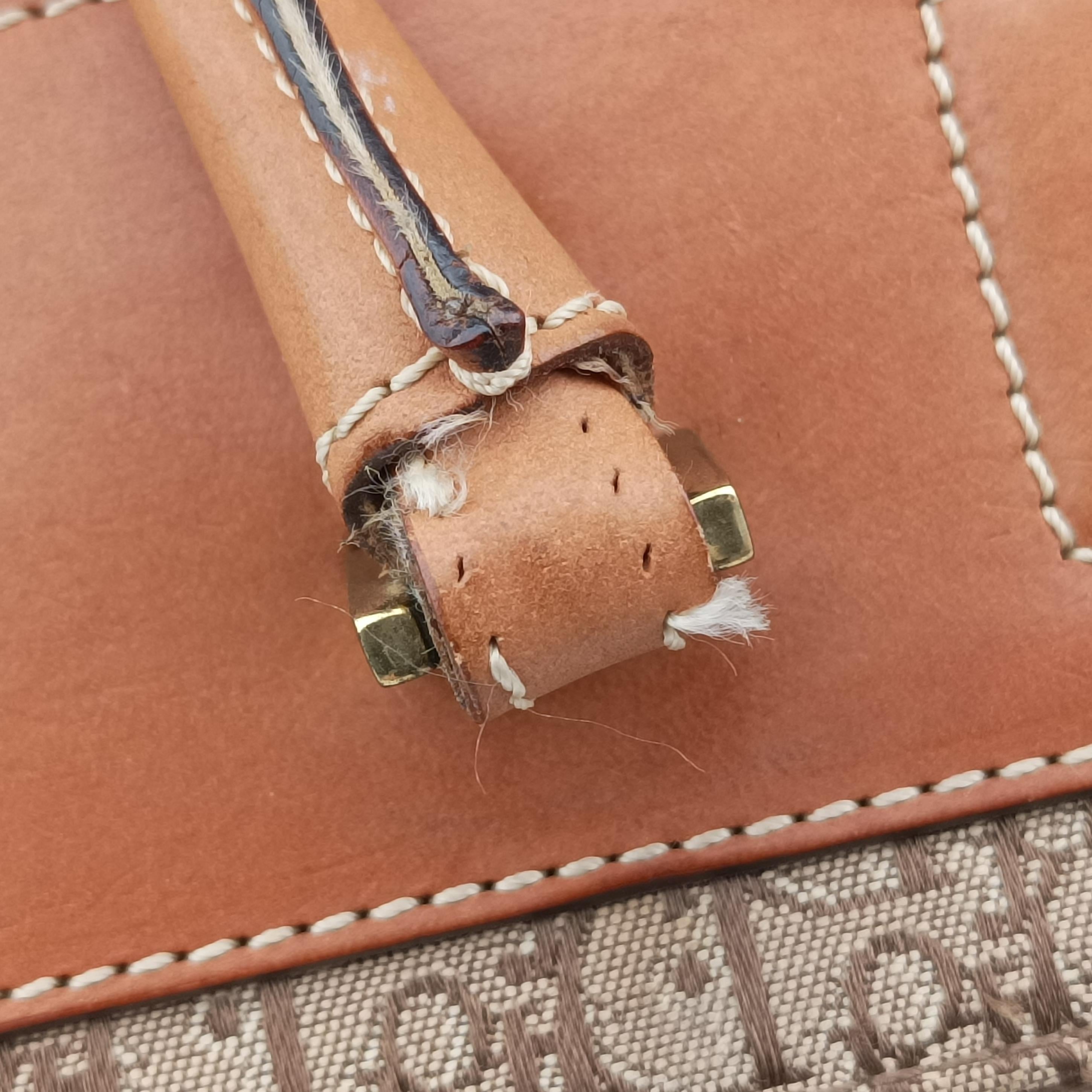 Street Chic Trotter Beige x brown canvas x leather 03BM-1022ストリートシックトロッター ベージュ×ブラウン キャンバス×レザー 03BM-1022