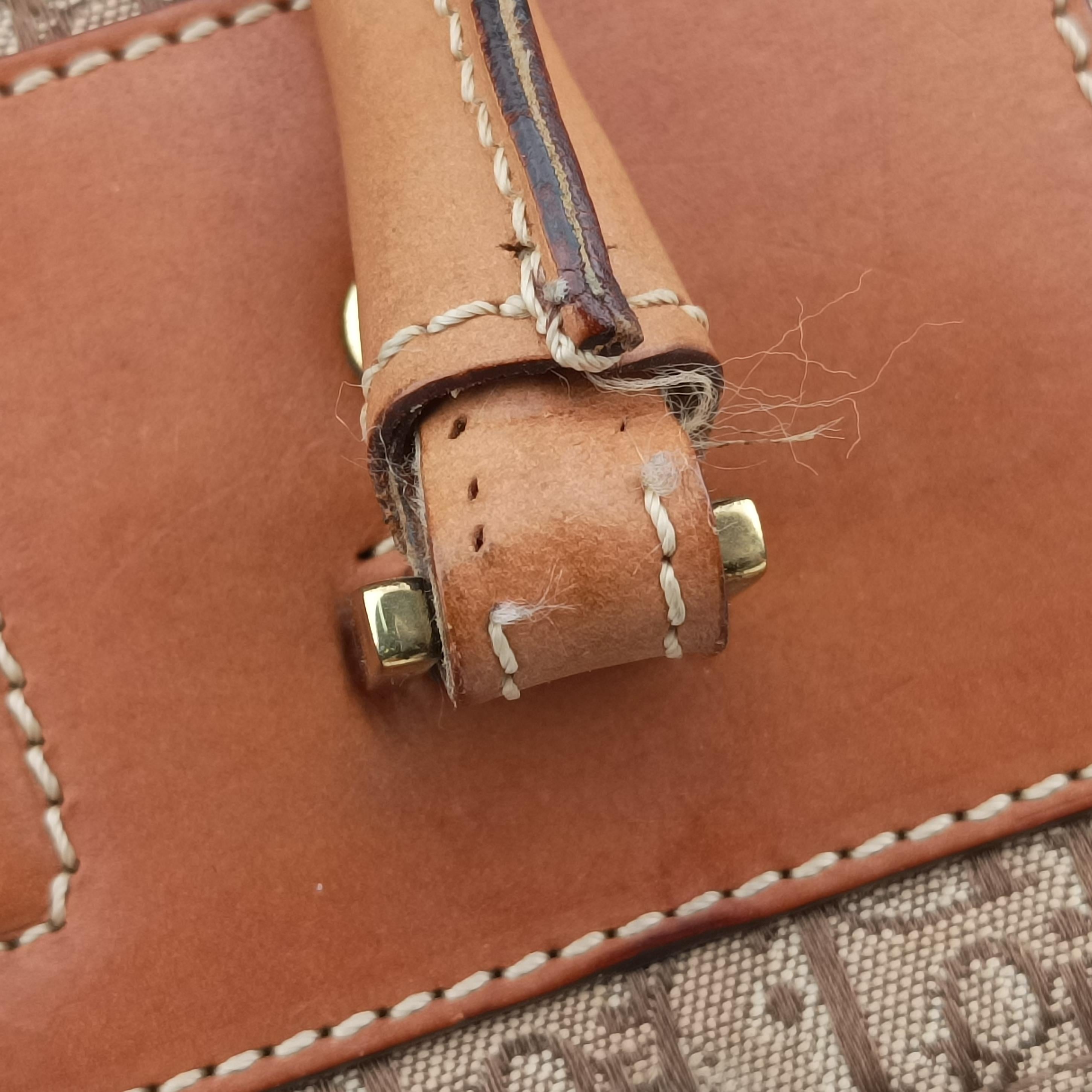 Street Chic Trotter Beige x brown canvas x leather 03BM-1022ストリートシックトロッター ベージュ×ブラウン キャンバス×レザー 03BM-1022