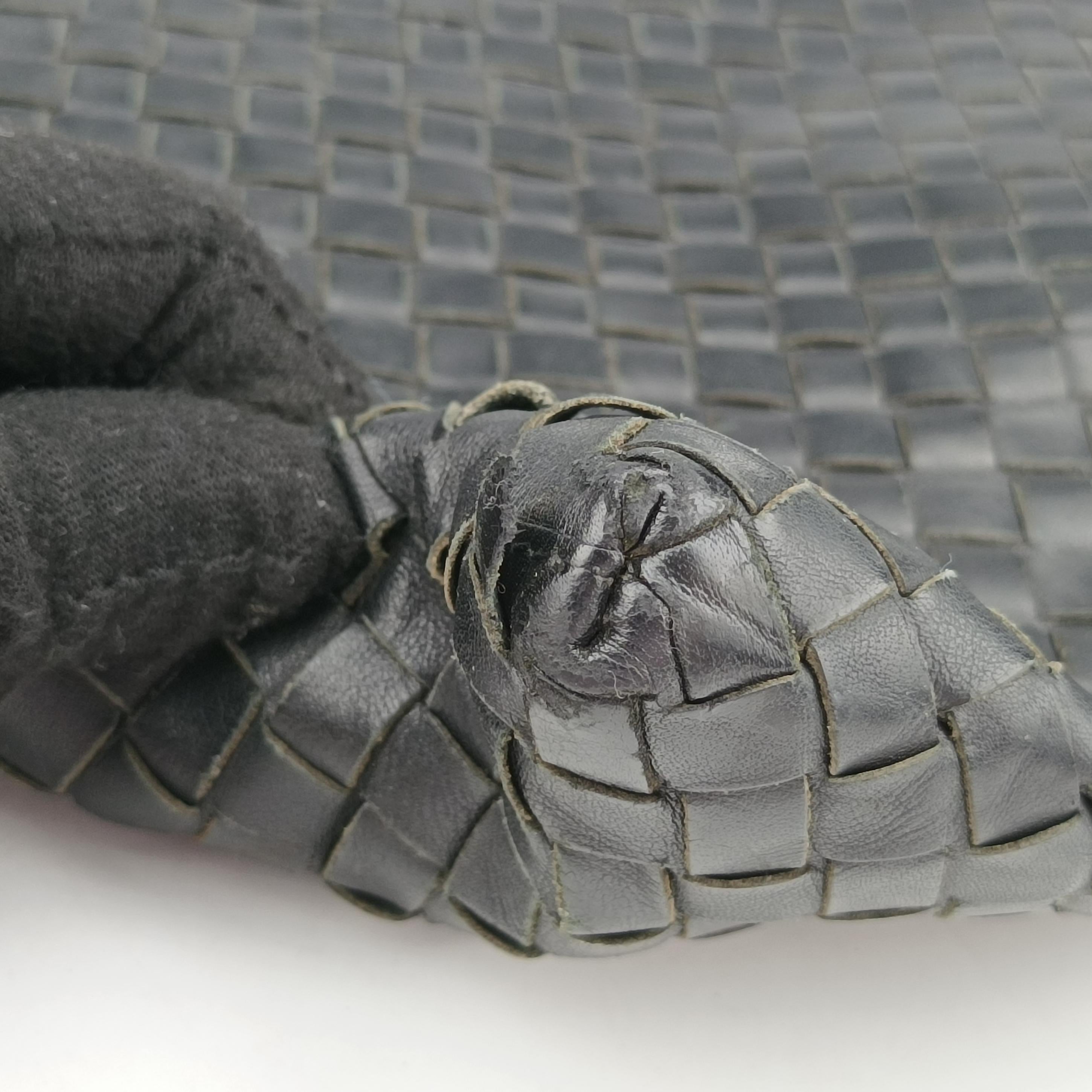 Intrecciato Black lambskin B02867630Cイントレチャート ブラック ラムスキン B02867630C