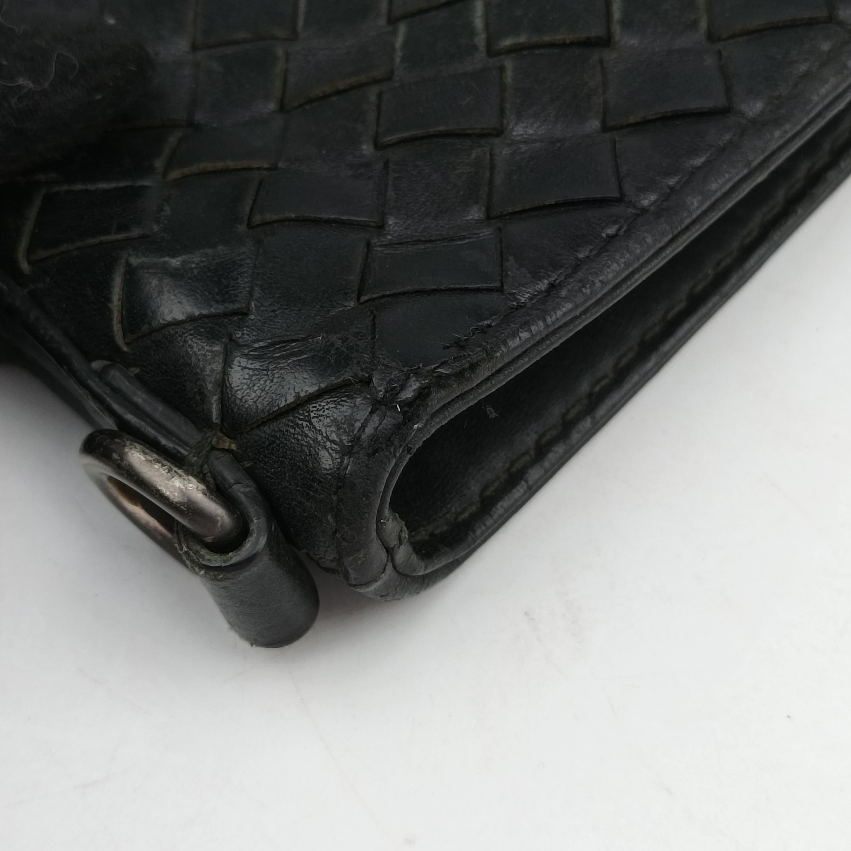 Intrecciato Black lambskin B02867630Cイントレチャート ブラック ラムスキン B02867630C