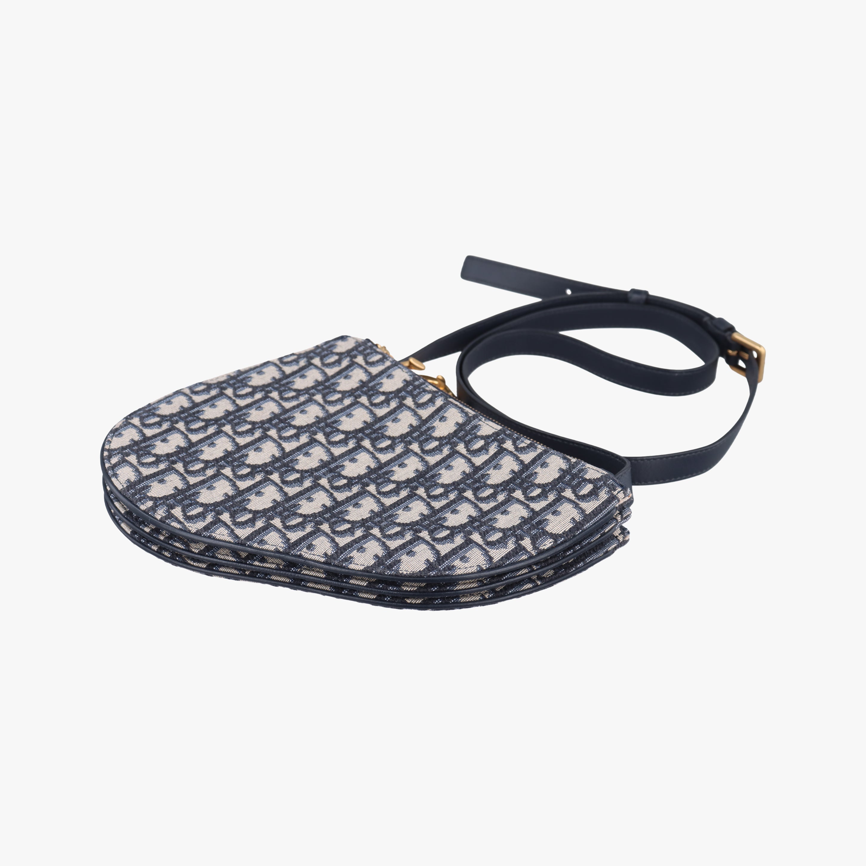 Saddle Navy×gray Jacquard 12-MA-0139サドル ネイビー×グレー ジャガード 12-MA-0139