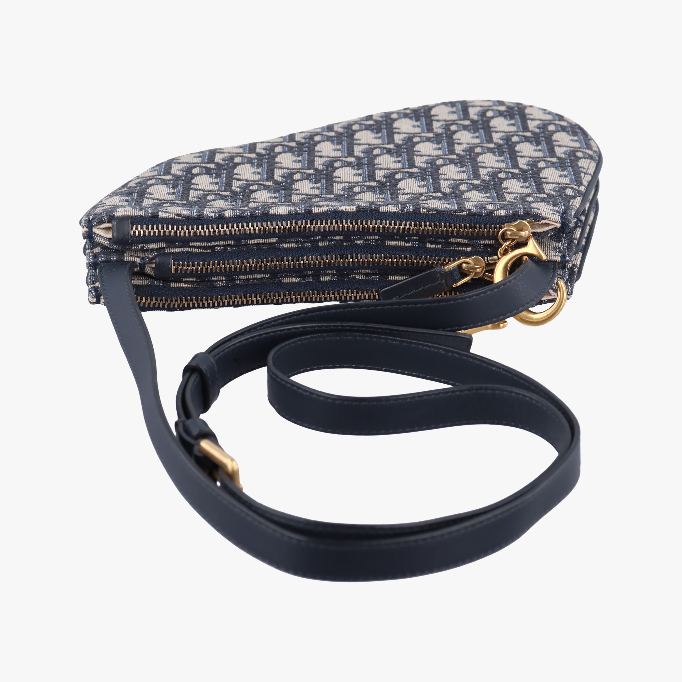 Saddle Navy×gray Jacquard 12-MA-0139サドル ネイビー×グレー ジャガード 12-MA-0139