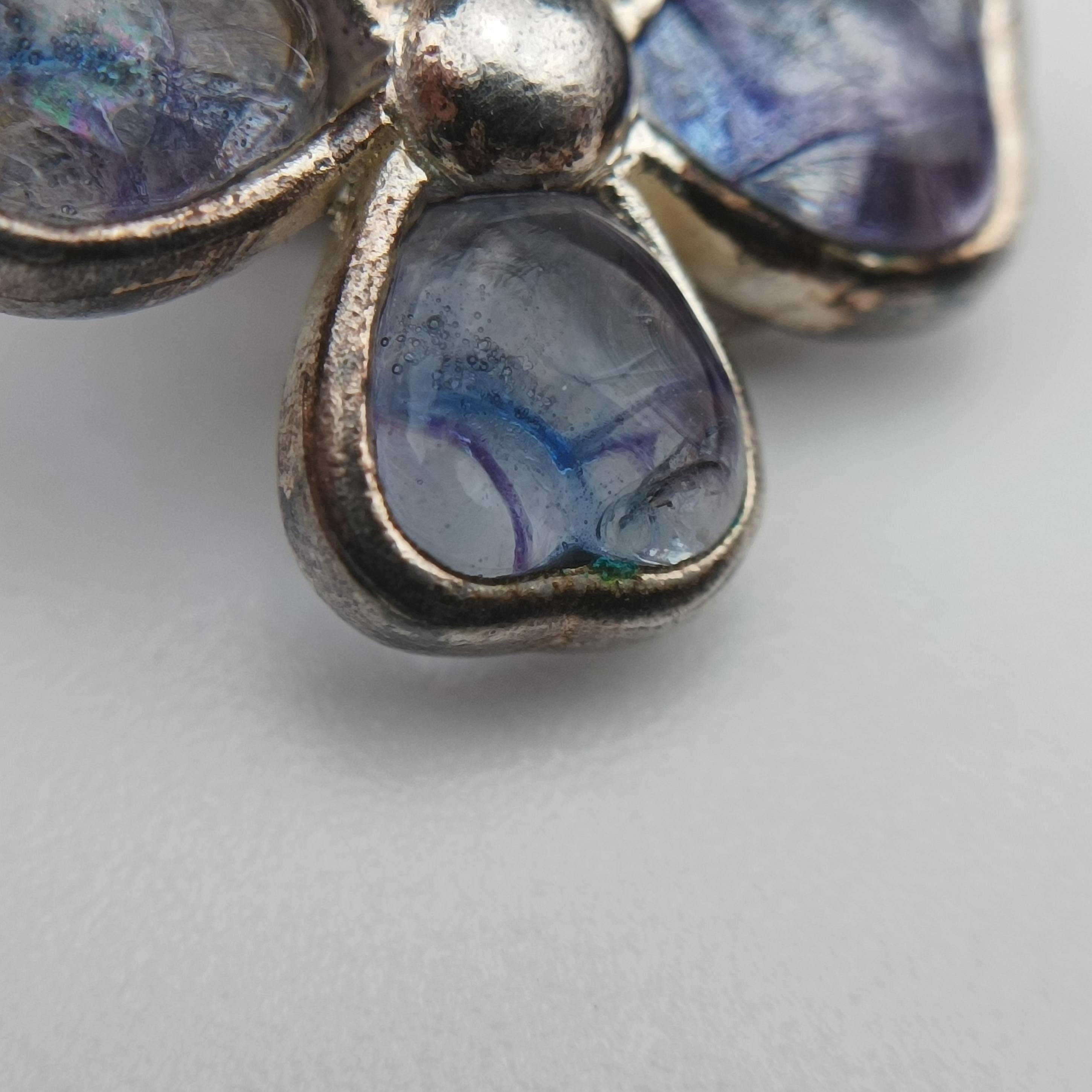 four leaf Silver×multicolor GP 98 Pクローバー シルバー×マルチカラー GP 98 P