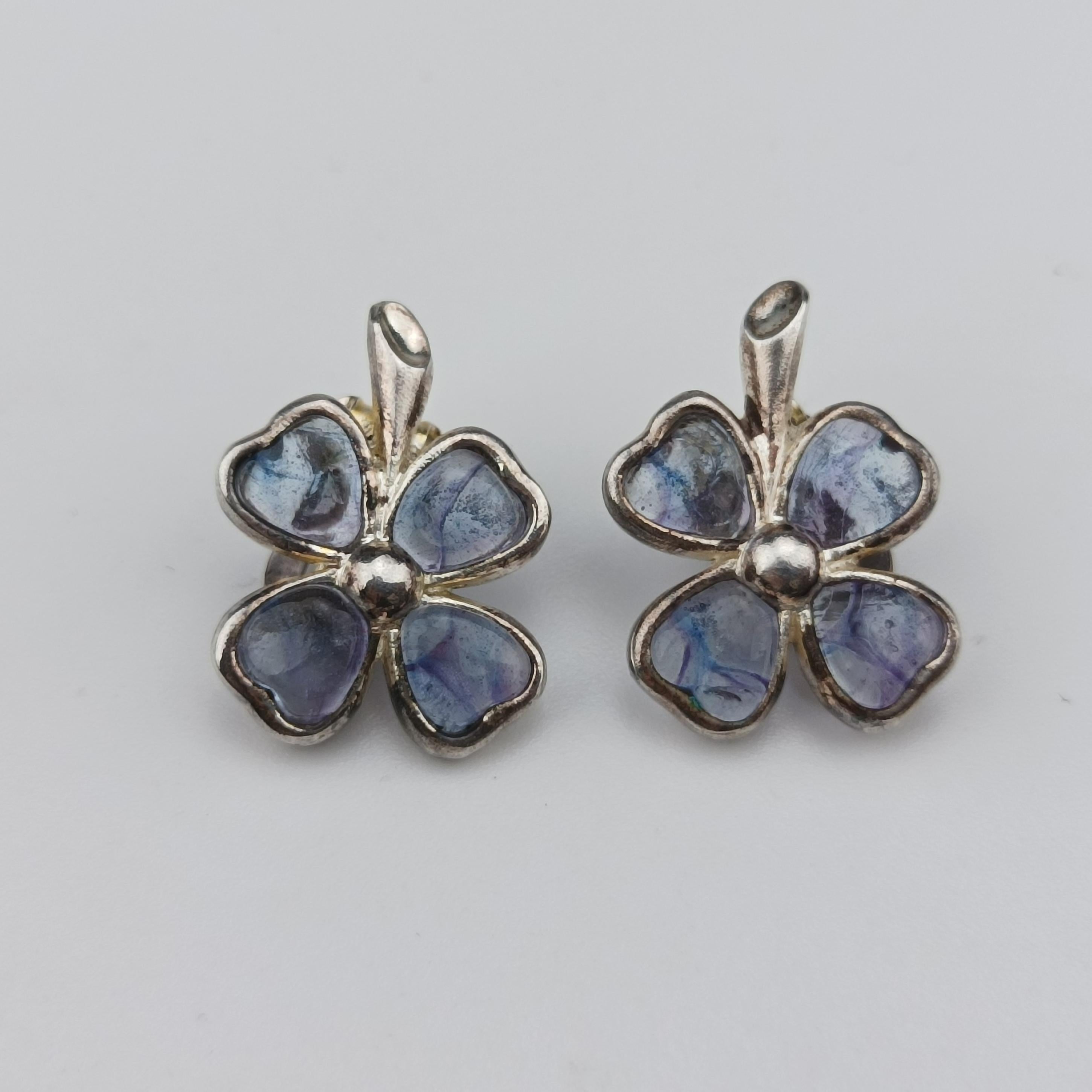 four leaf Silver×multicolor GP 98 Pクローバー シルバー×マルチカラー GP 98 P