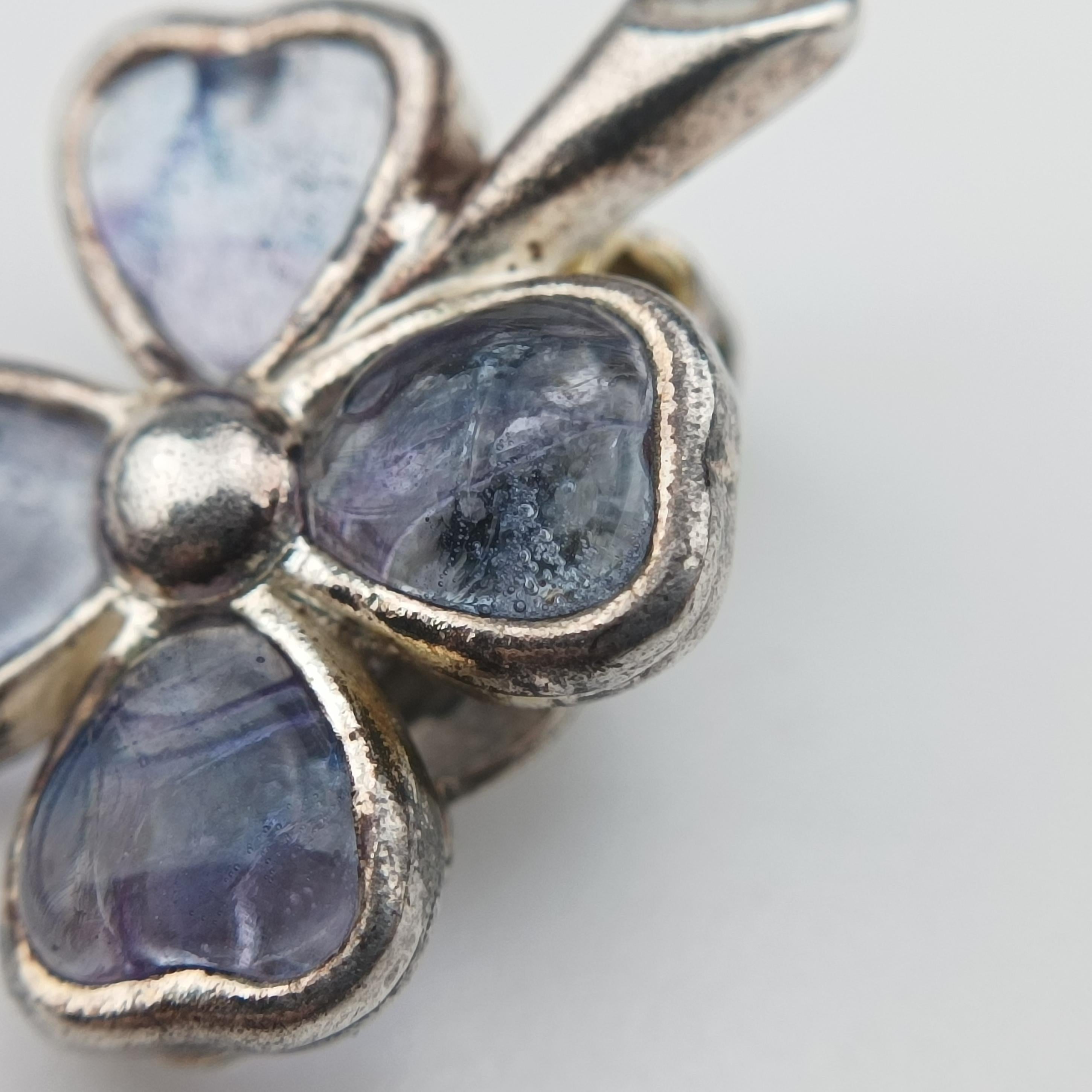 four leaf Silver×multicolor GP 98 Pクローバー シルバー×マルチカラー GP 98 P