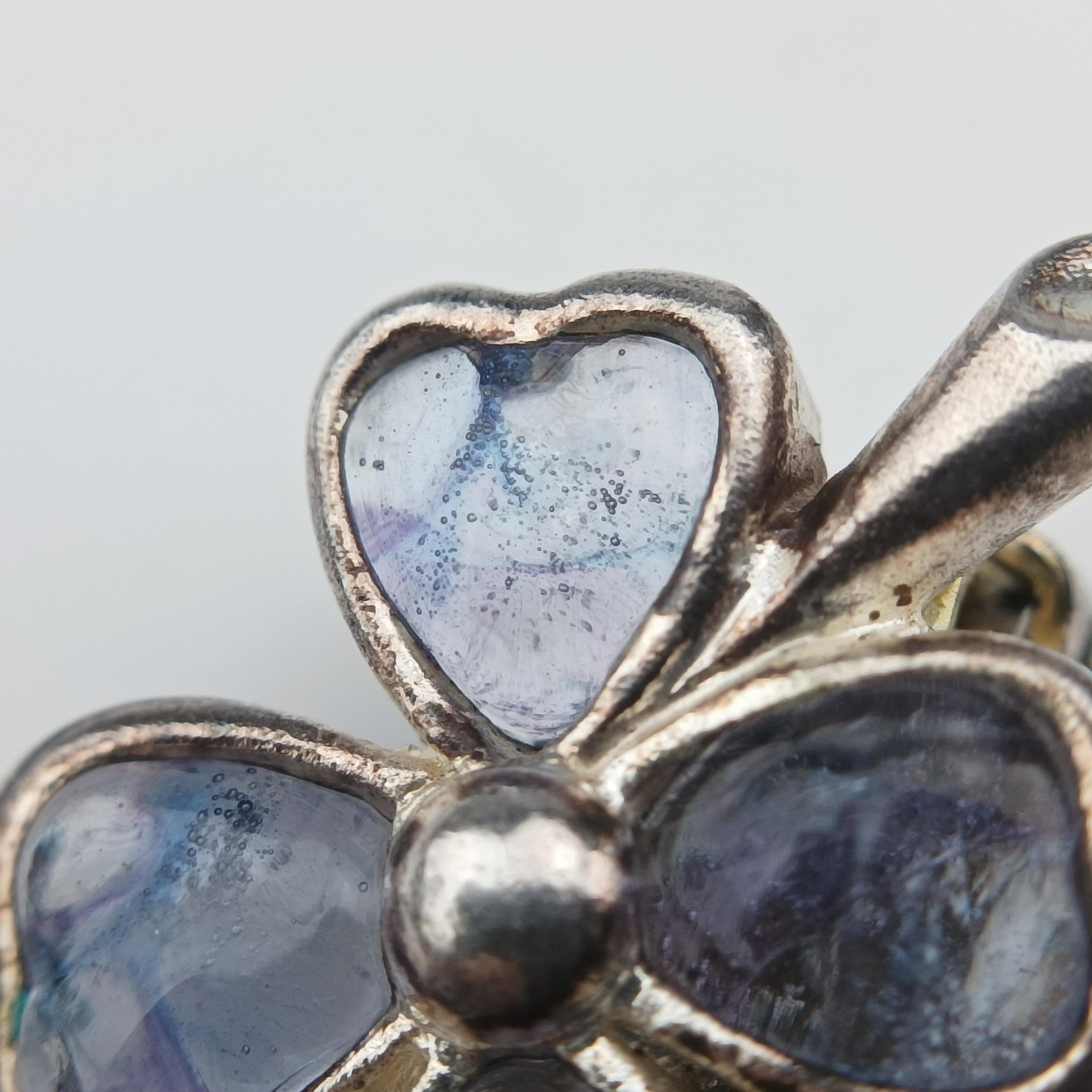 four leaf Silver×multicolor GP 98 Pクローバー シルバー×マルチカラー GP 98 P