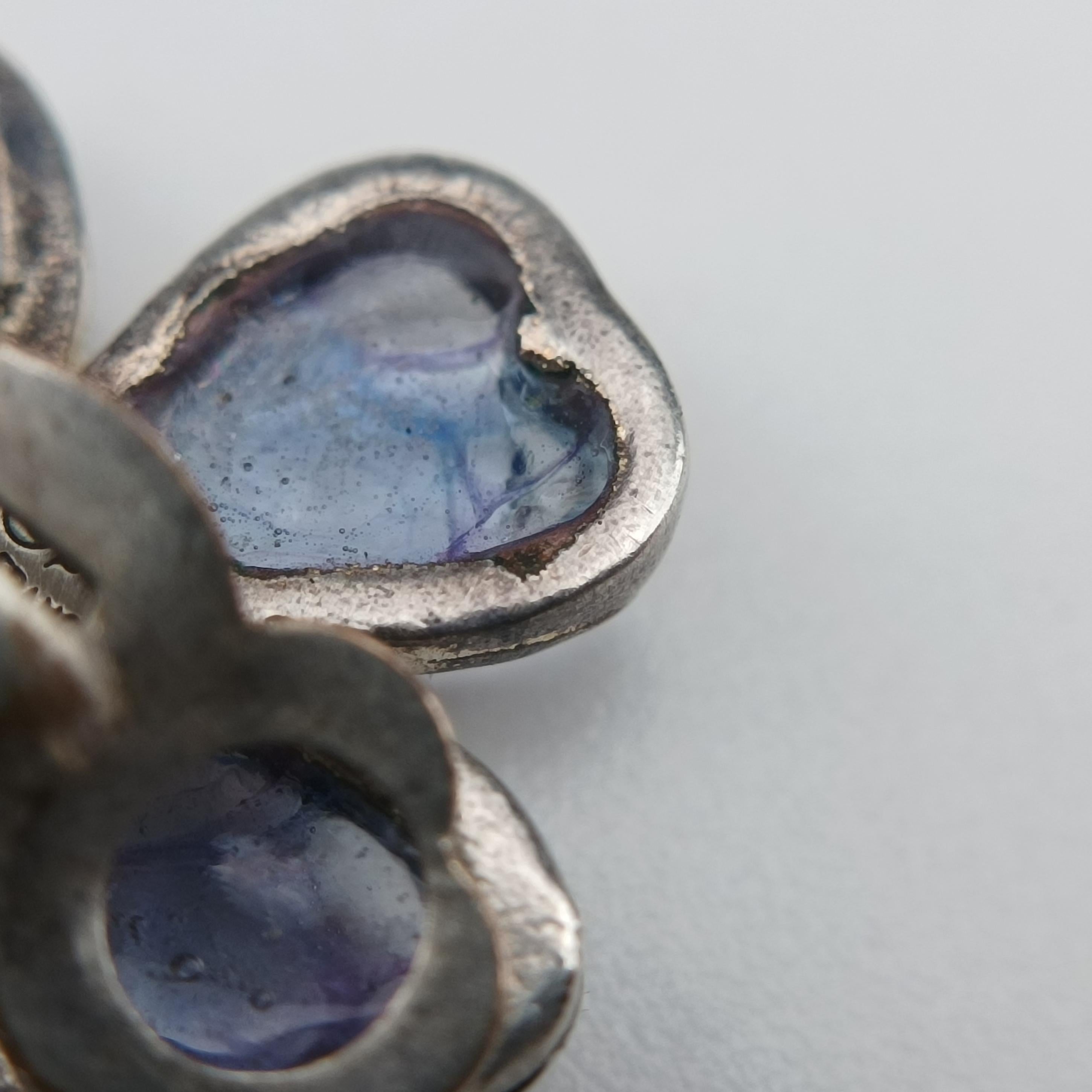 four leaf Silver×multicolor GP 98 Pクローバー シルバー×マルチカラー GP 98 P