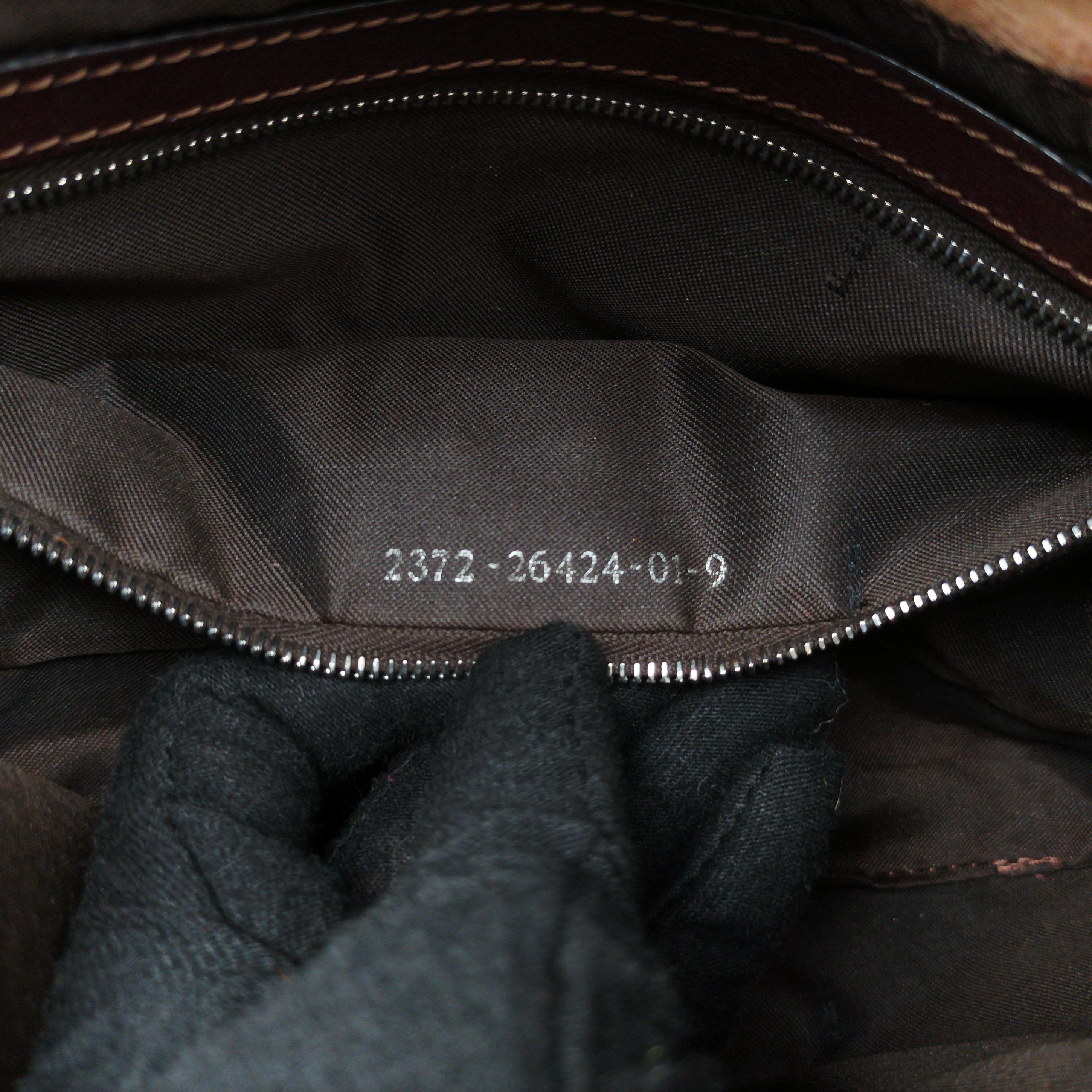 Baguette Brown×Multicolour ponyhair 26424 2372-26424-01-9マンマバケット ブラウン×マルチカラー ハラコ 26424 2372-26424-01-9