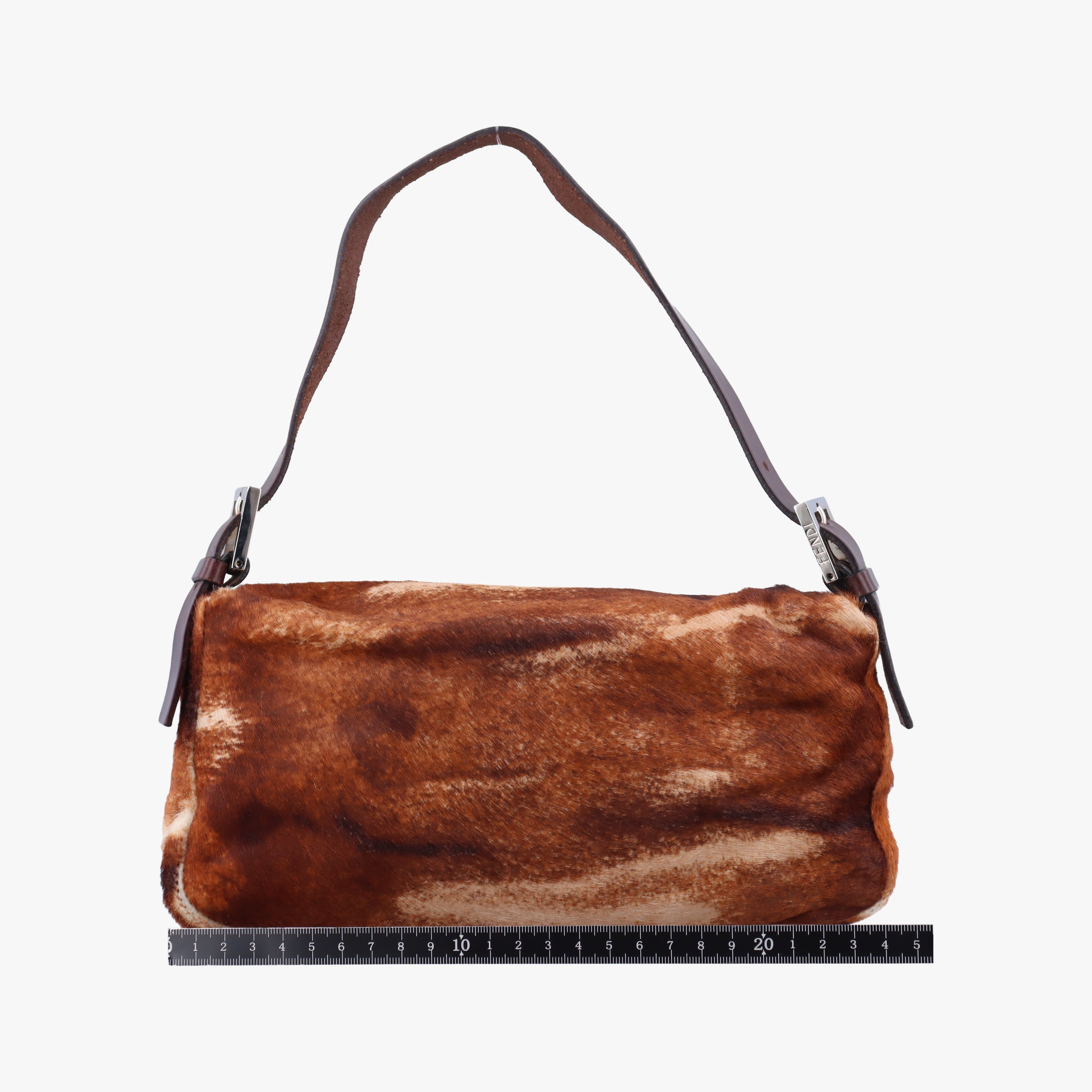 Baguette Brown×Multicolour ponyhair 26424 2372-26424-01-9マンマバケット ブラウン×マルチカラー ハラコ 26424 2372-26424-01-9