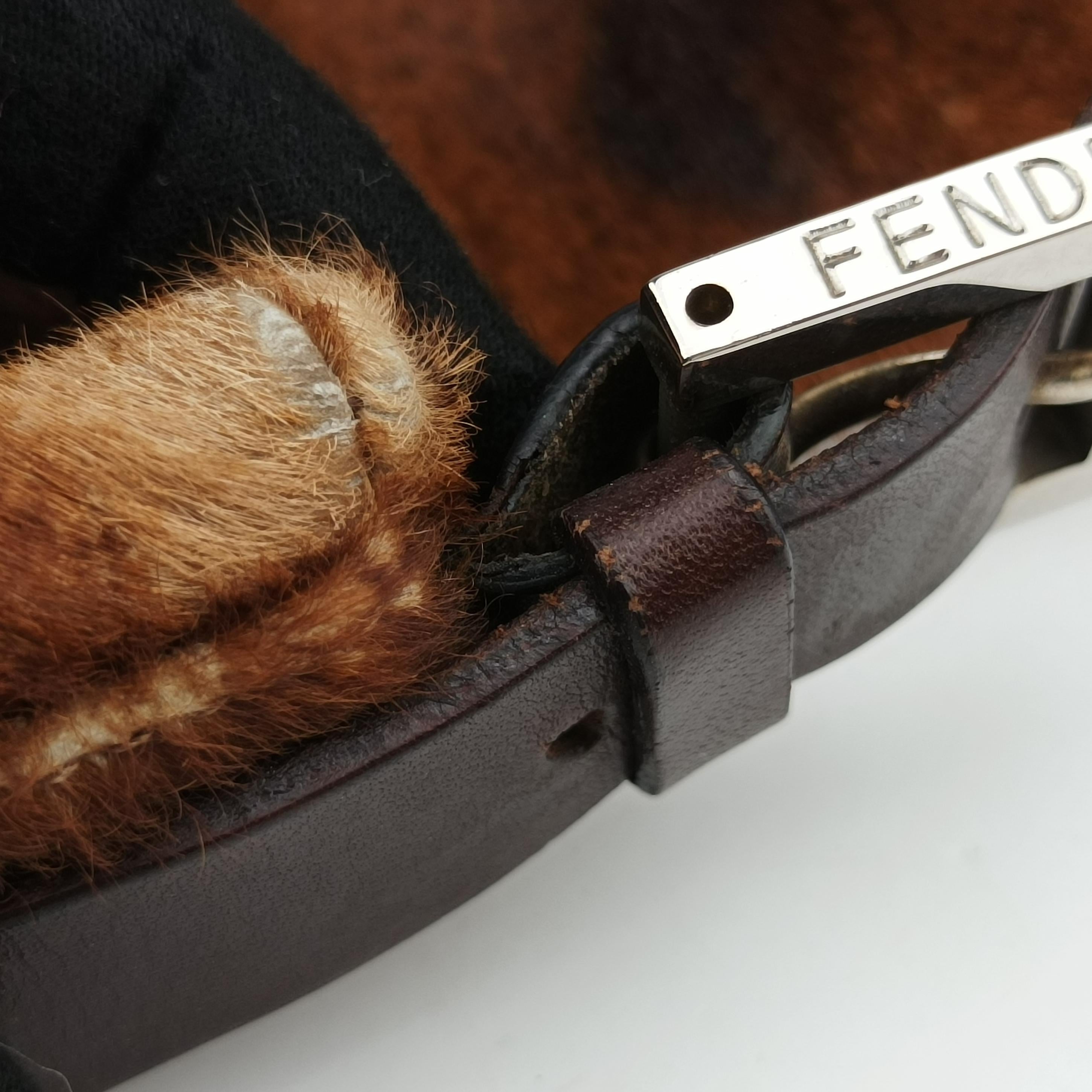 Baguette Brown×Multicolour ponyhair 26424 2372-26424-01-9マンマバケット ブラウン×マルチカラー ハラコ 26424 2372-26424-01-9