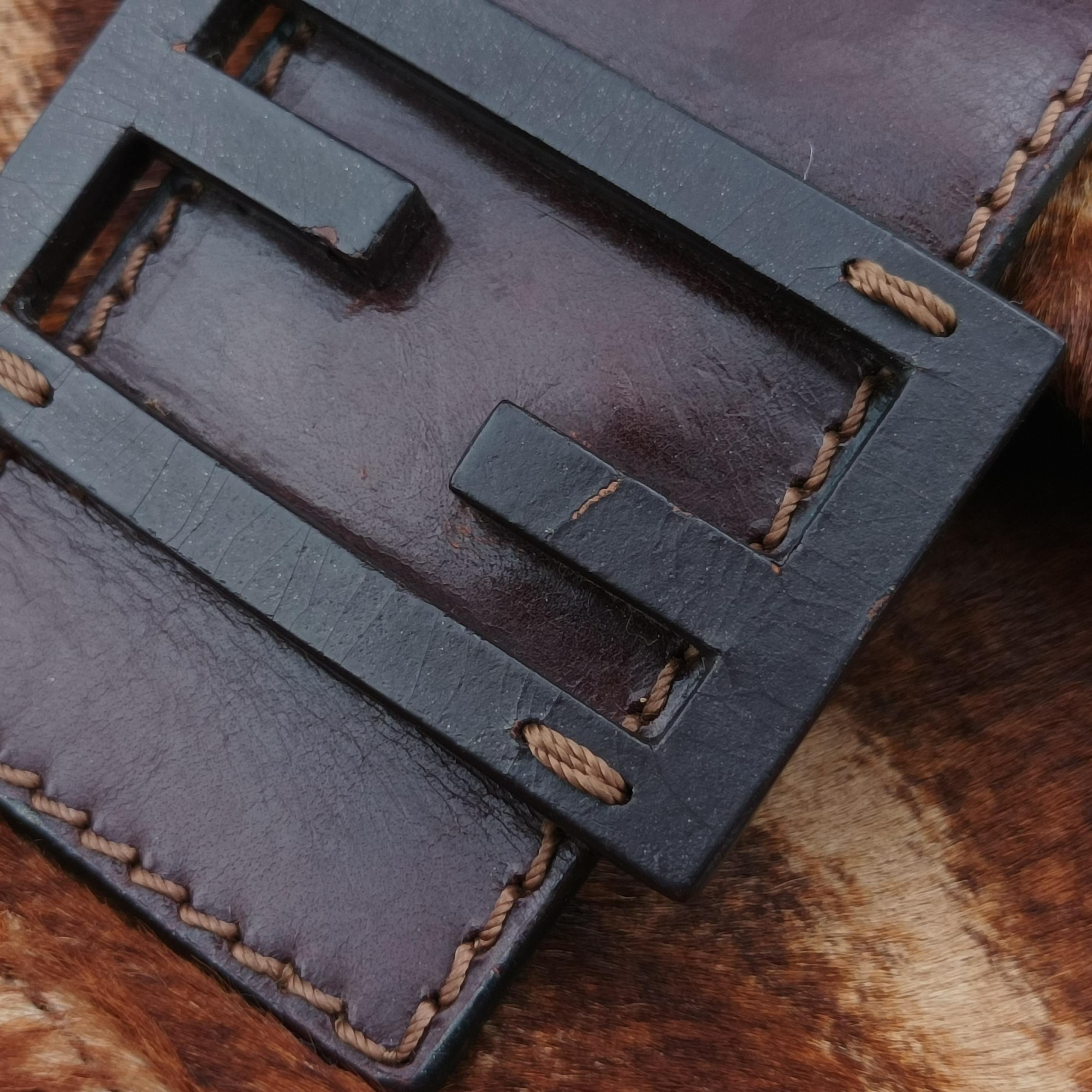 Baguette Brown×Multicolour ponyhair 26424 2372-26424-01-9マンマバケット ブラウン×マルチカラー ハラコ 26424 2372-26424-01-9