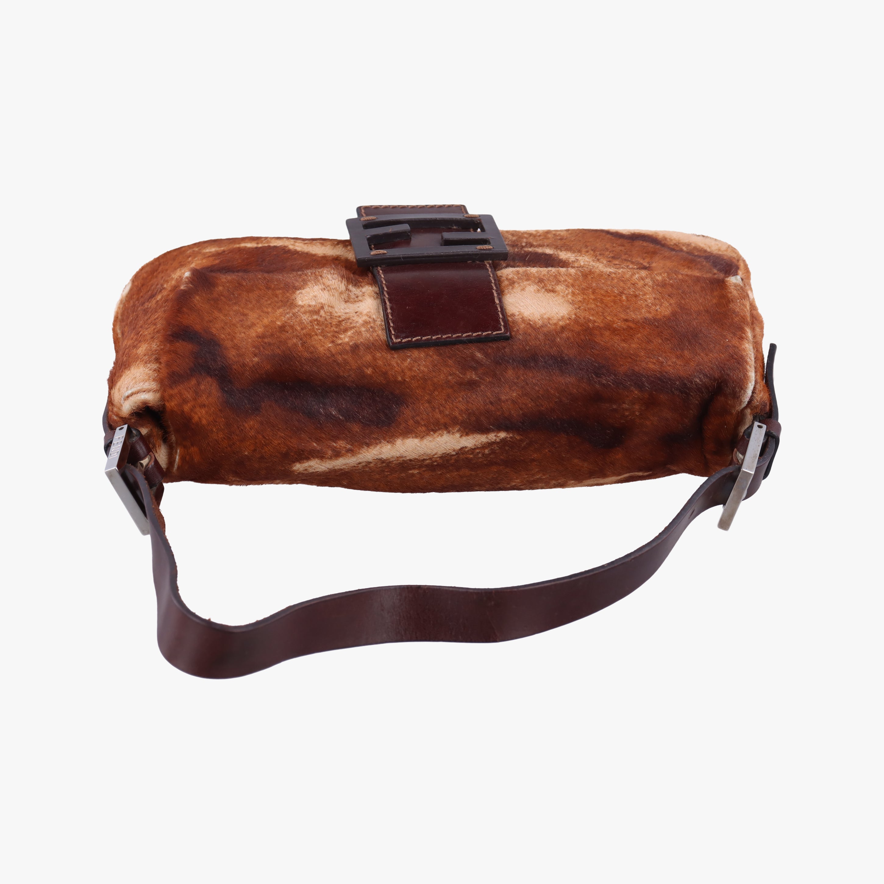 Baguette Brown×Multicolour ponyhair 26424 2372-26424-01-9マンマバケット ブラウン×マルチカラー ハラコ 26424 2372-26424-01-9