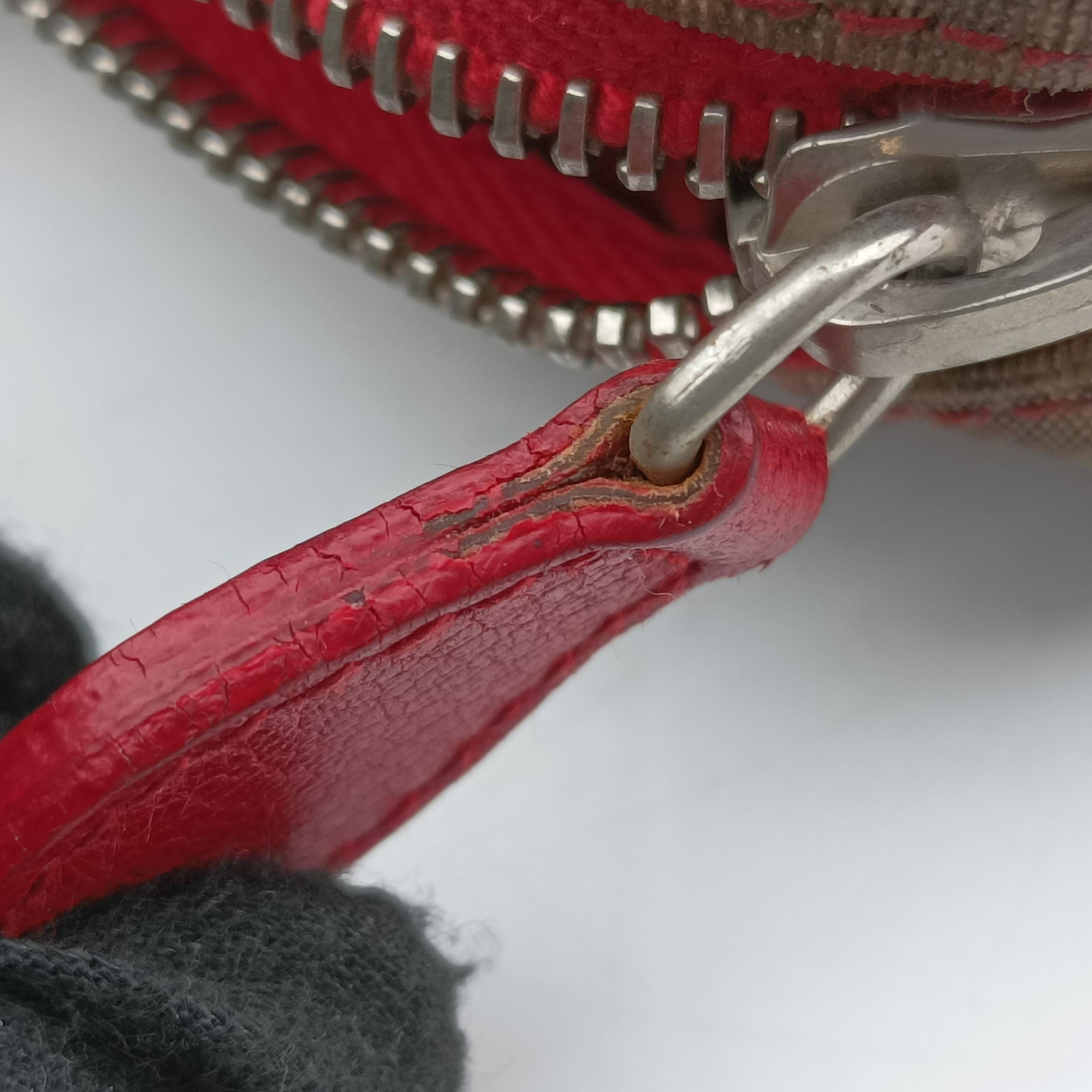 Trotter Brown x Yellow x Red x Green PVC coated canvas leather 05-MA-0094トロッター ブラウン×イエロー×レッド×グリーン PVCコーティングキャンバス レザー 05-MA-0094