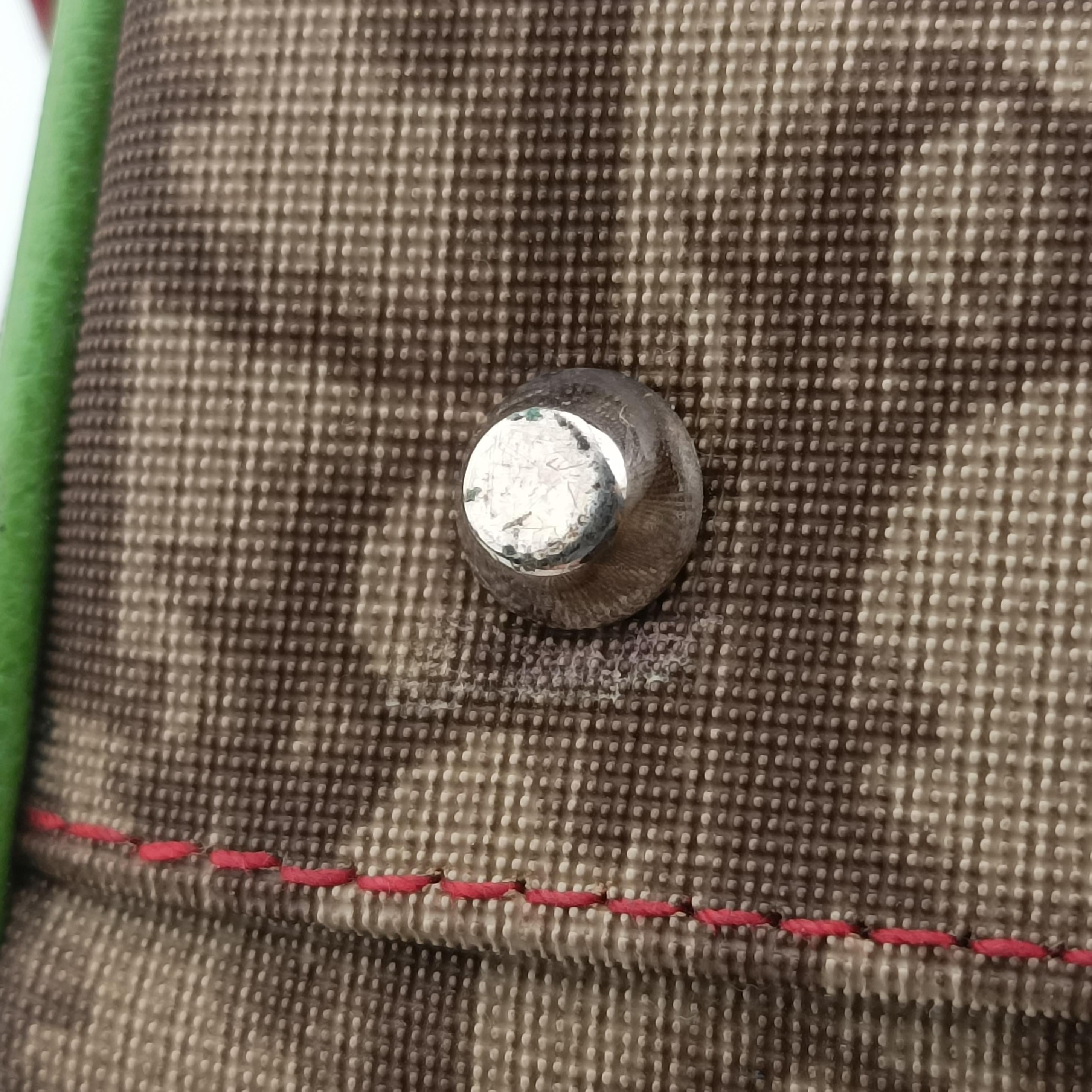 Trotter Brown x Yellow x Red x Green PVC coated canvas leather 05-MA-0094トロッター ブラウン×イエロー×レッド×グリーン PVCコーティングキャンバス レザー 05-MA-0094