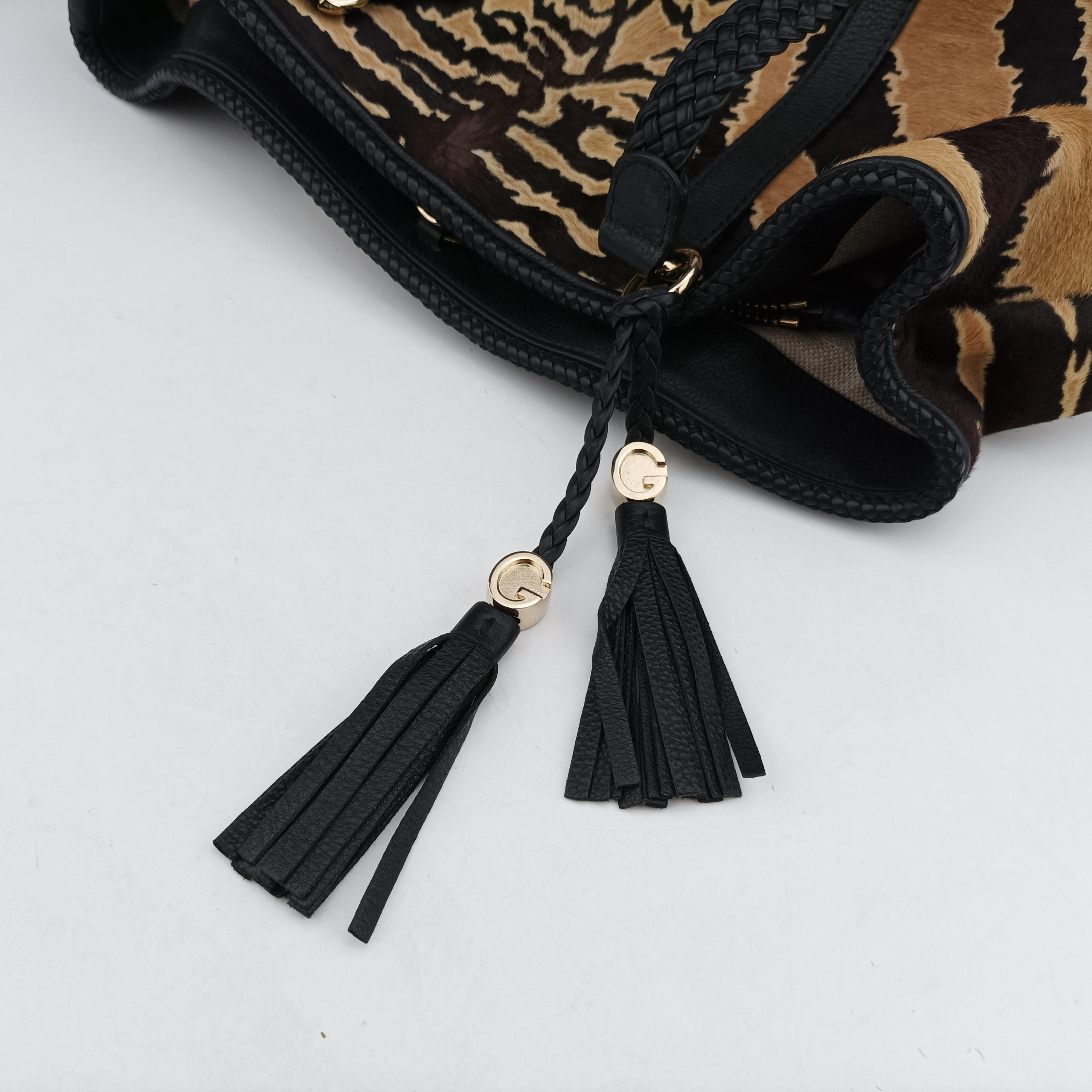 Marrakech Hobo Multicolour ponyhair×leather 295326 I012590546マラケシュ ホーボー マルチカラー ハラコ×レザー 295326 I012590546