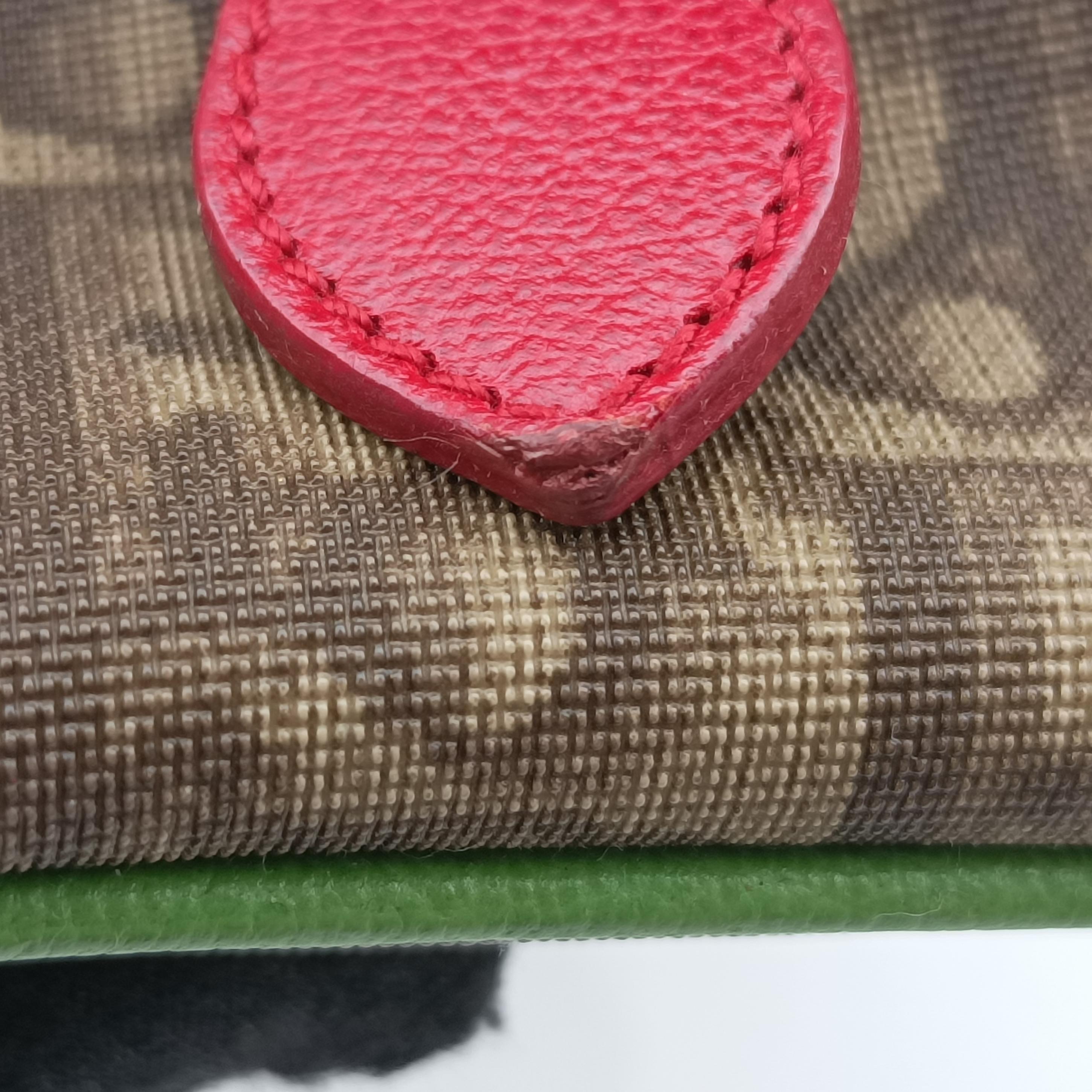 Trotter Beige x Yellow x Red x Green PVC coated canvas leather 05-MA-0054トロッター ベージュ×イエロー×レッド×グリーン PVCコーティングキャンバス レザー 05-MA-0054