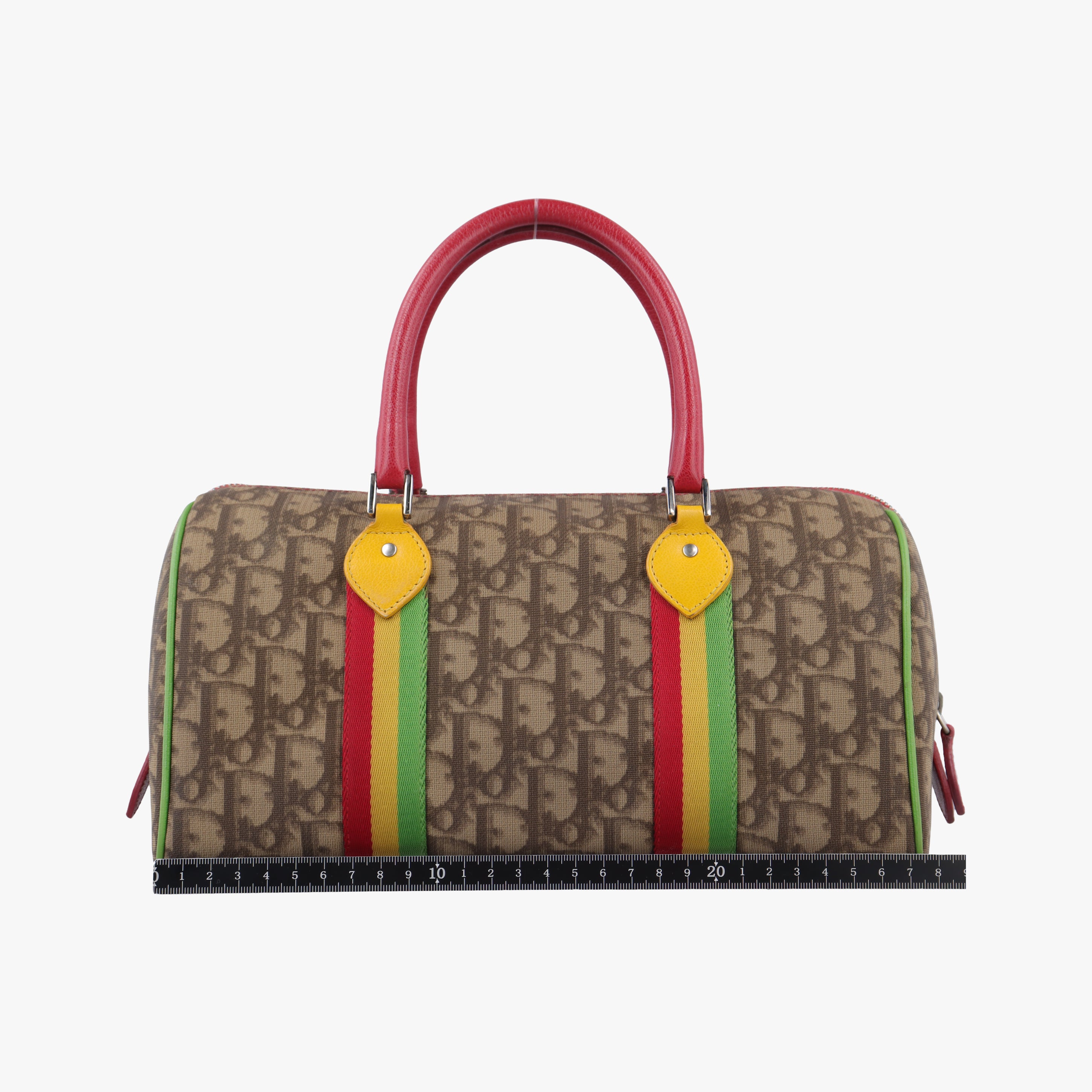 Trotter Beige x Yellow x Red x Green PVC coated canvas leather 05-MA-0054トロッター ベージュ×イエロー×レッド×グリーン PVCコーティングキャンバス レザー 05-MA-0054