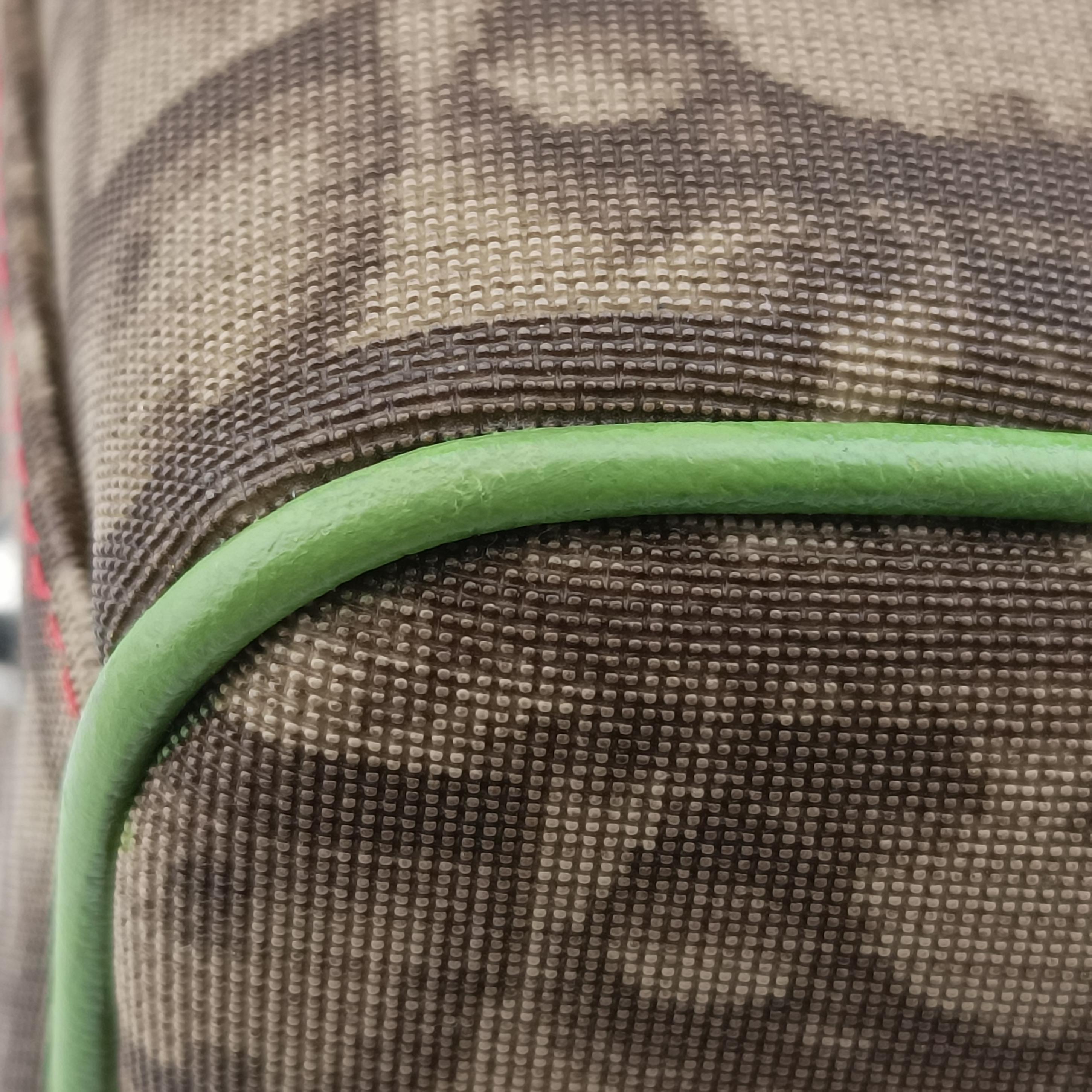 Trotter Beige x Yellow x Red x Green PVC coated canvas leather 05-MA-0054トロッター ベージュ×イエロー×レッド×グリーン PVCコーティングキャンバス レザー 05-MA-0054