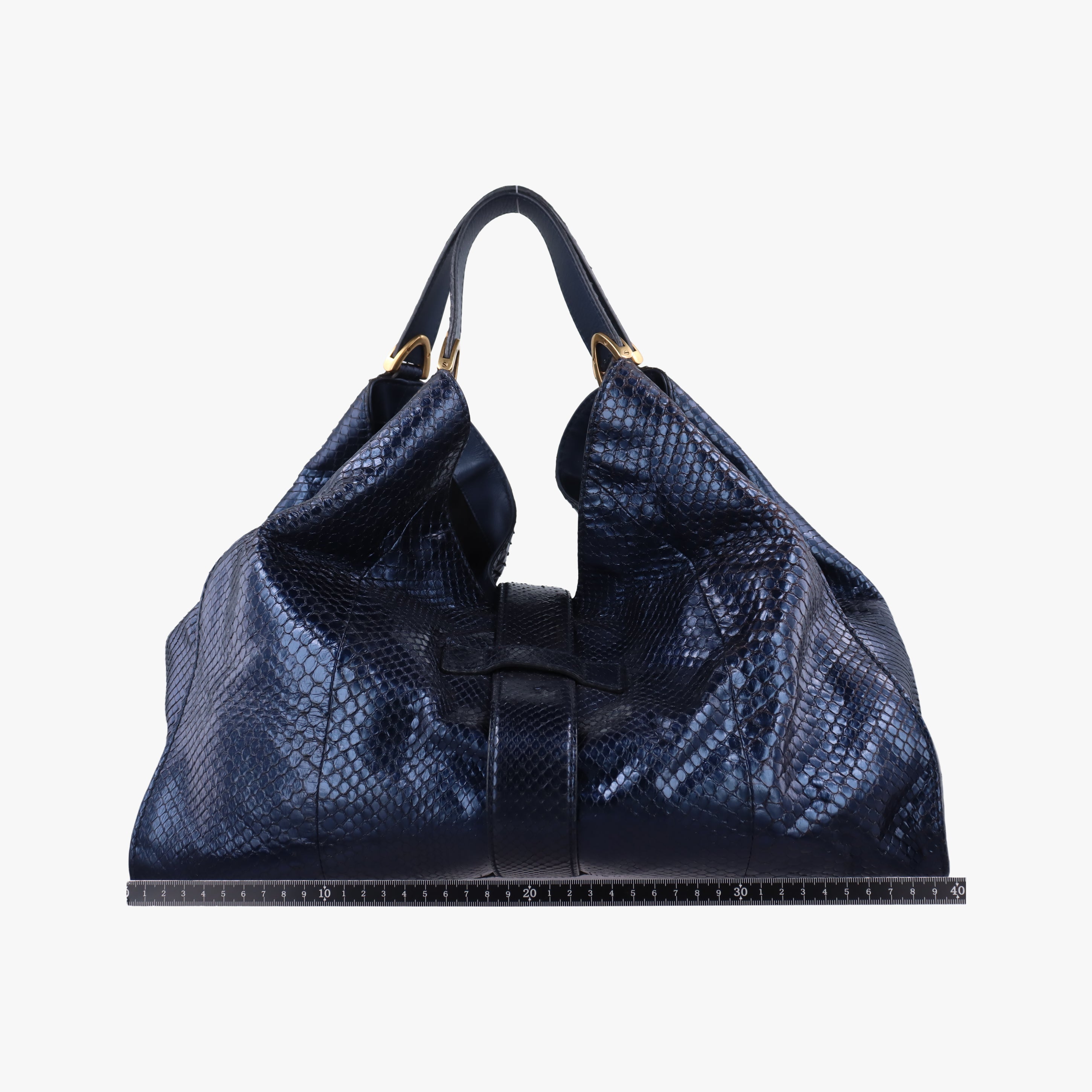 Stirrup Exotic Horsebit Navy snakeskin 296855 H012533357スターラップ エキゾチック ホースビット ネイビー ヘビ革 296855 H012533357
