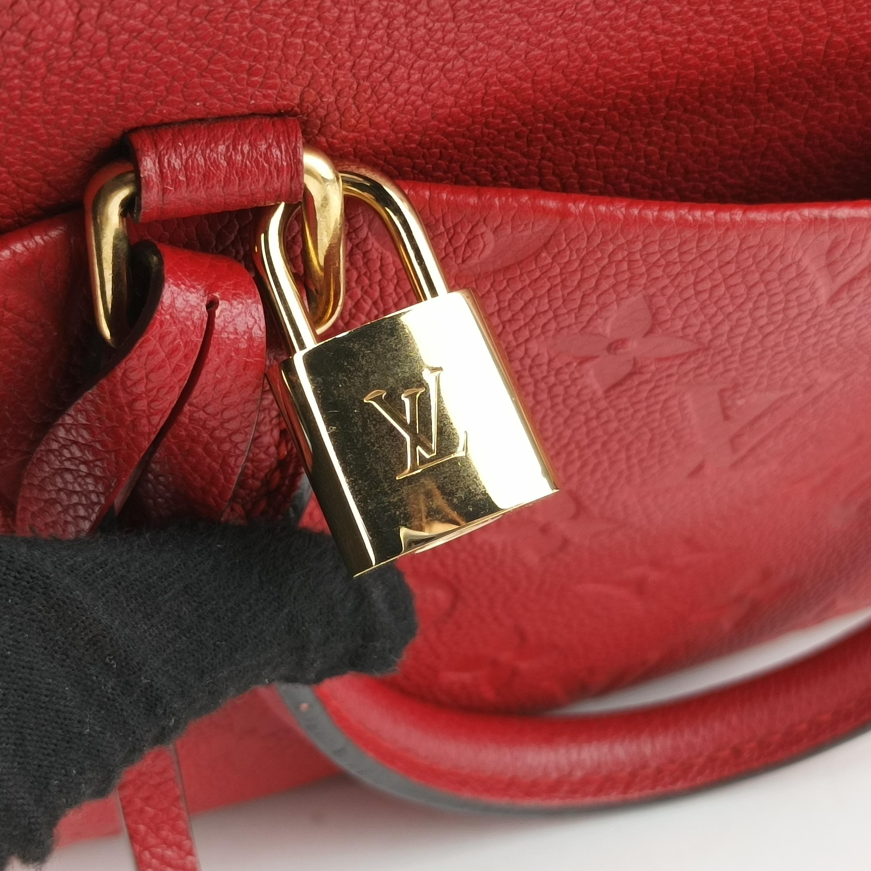 Speedy Bandouliere25 CERISE Monogram Empreinte M42399 DU2146スピーディバンドリエール 25 スリーズ モノグラム アンプラント M42399 DU2146