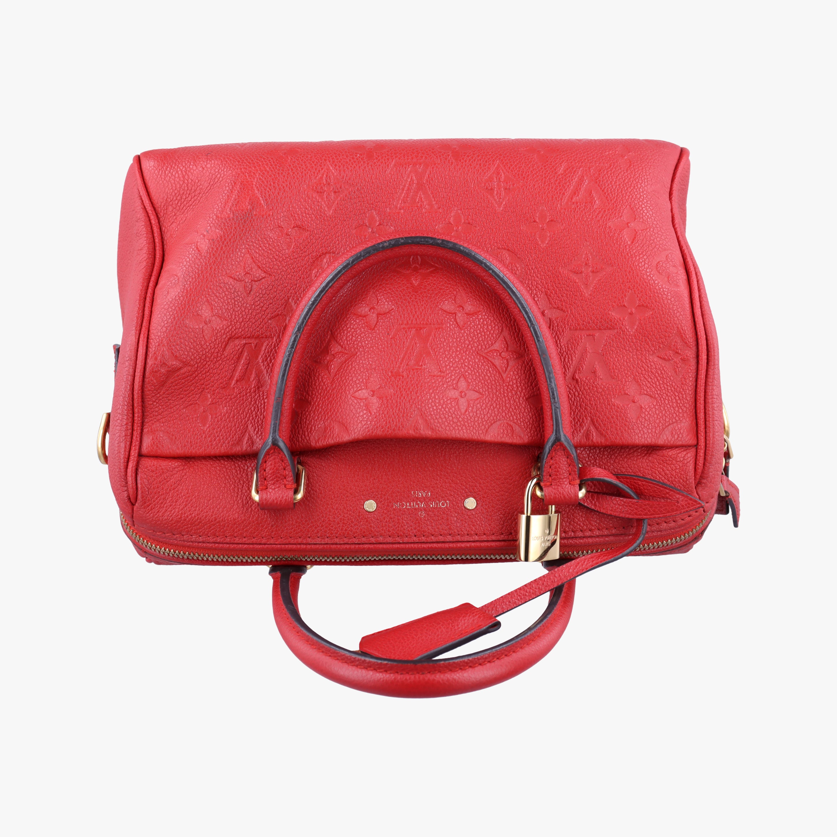 Speedy Bandouliere25 CERISE Monogram Empreinte M42399 DU2146スピーディバンドリエール 25 スリーズ モノグラム アンプラント M42399 DU2146