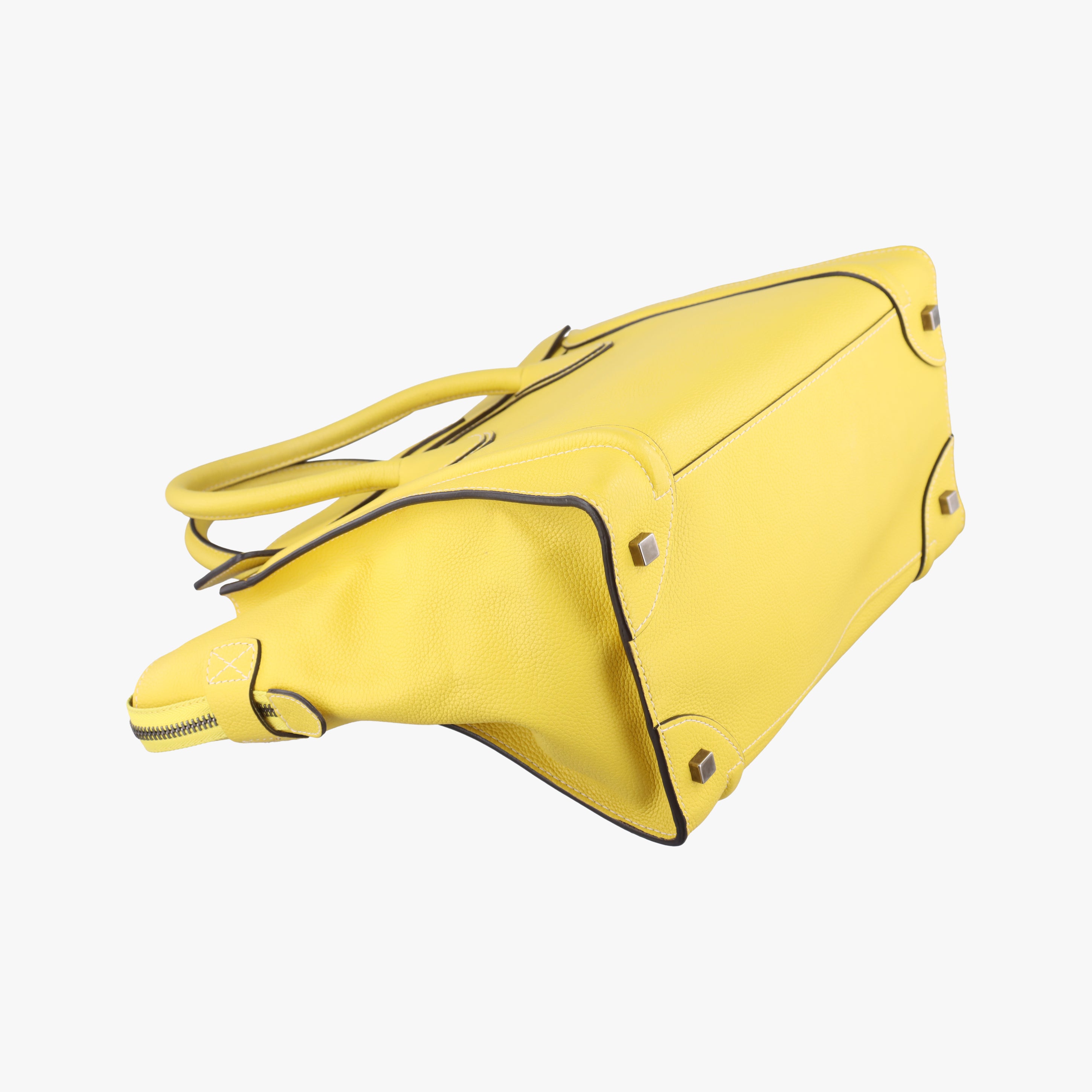 Luggage Mini Shopper Yellow Leather S-AT-0132 S-ZP-0132ラゲージミニショッパー イエロー レザー S-AT-0132 S-ZP-0132