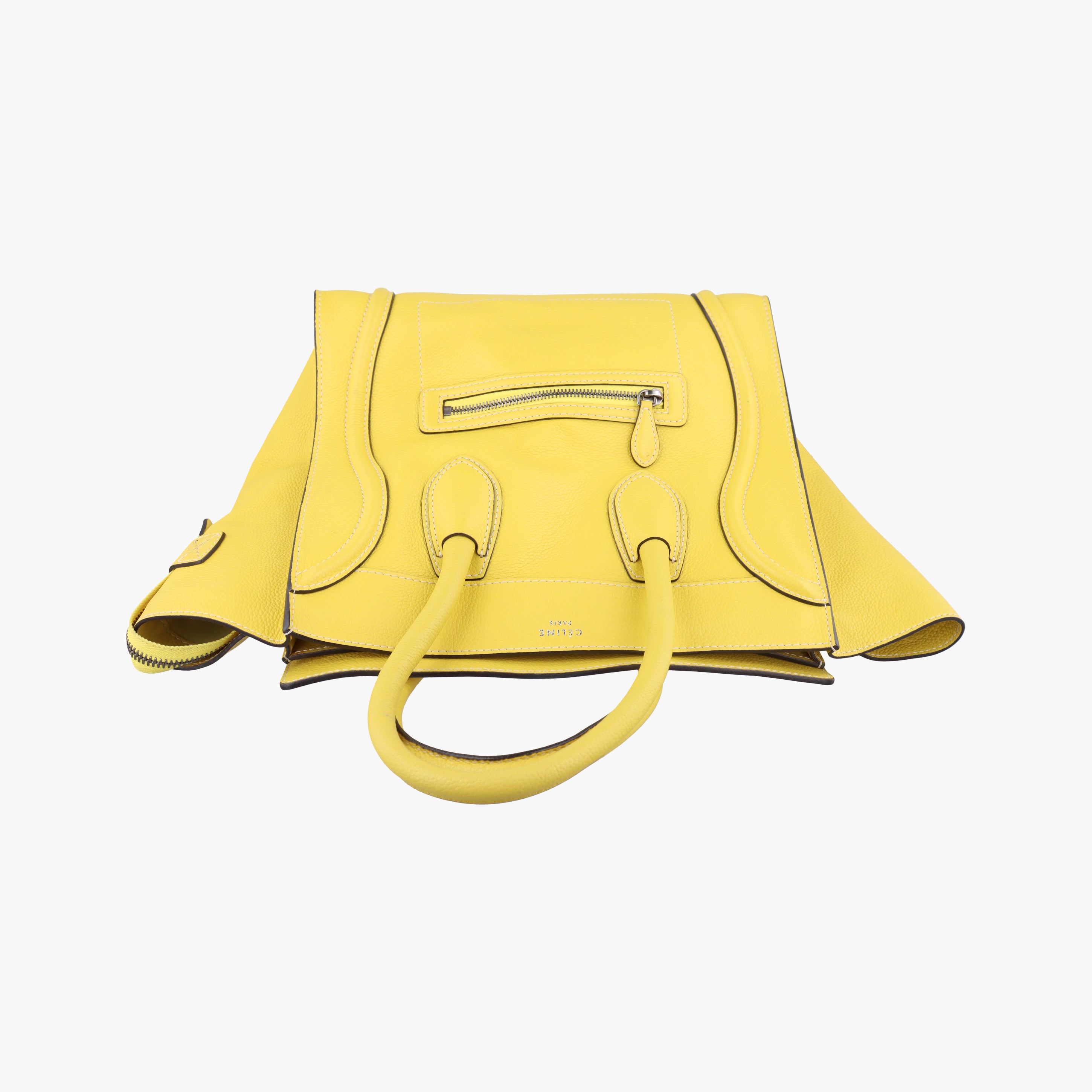 Luggage Mini Shopper Yellow Leather S-AT-0132 S-ZP-0132ラゲージミニショッパー イエロー レザー S-AT-0132 S-ZP-0132