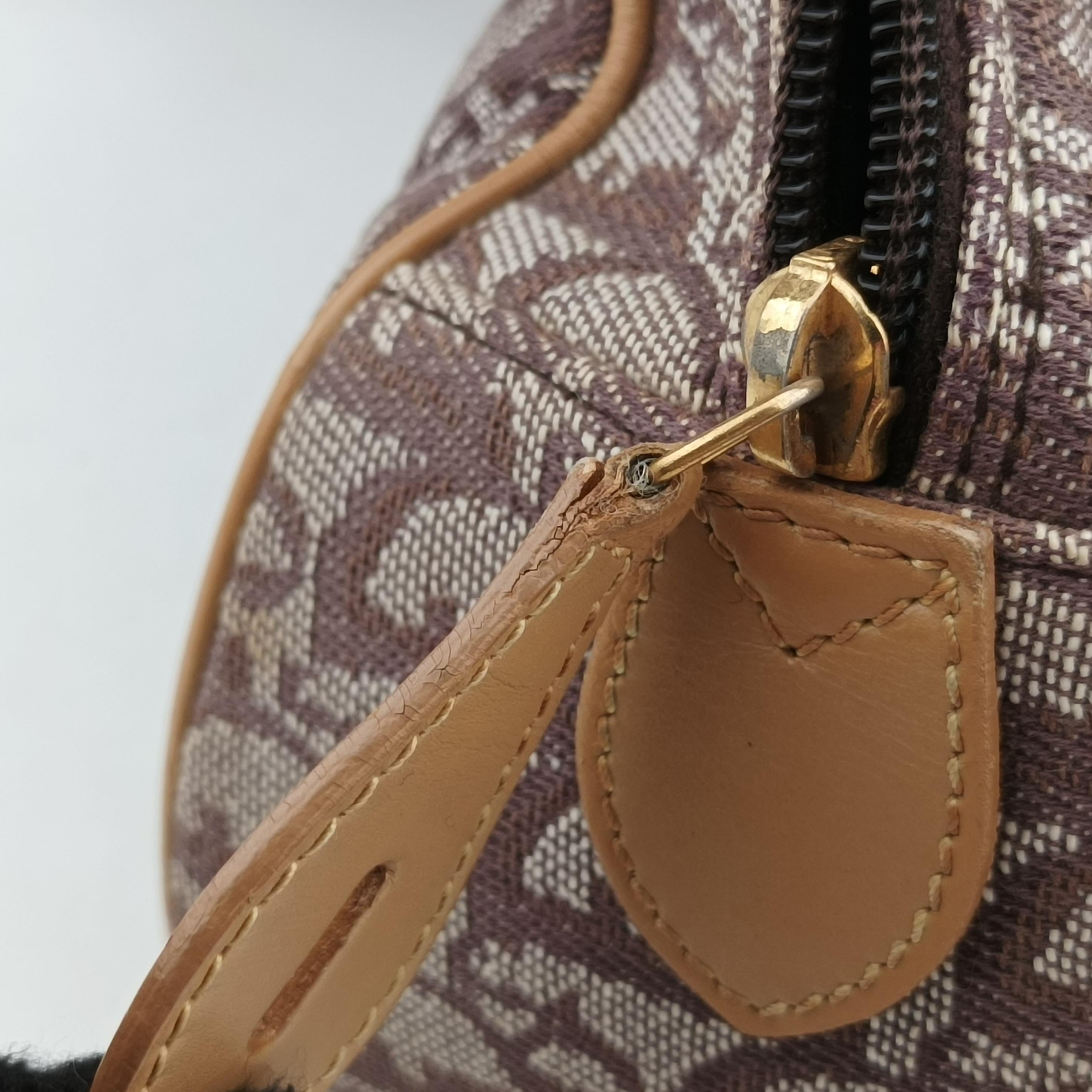 double saddlebag beige×burgundy Jacquard×Leather MA-1001ダブルサドルバッグ ベージュ×ワインレッド ジャガード×レザー MA-1001