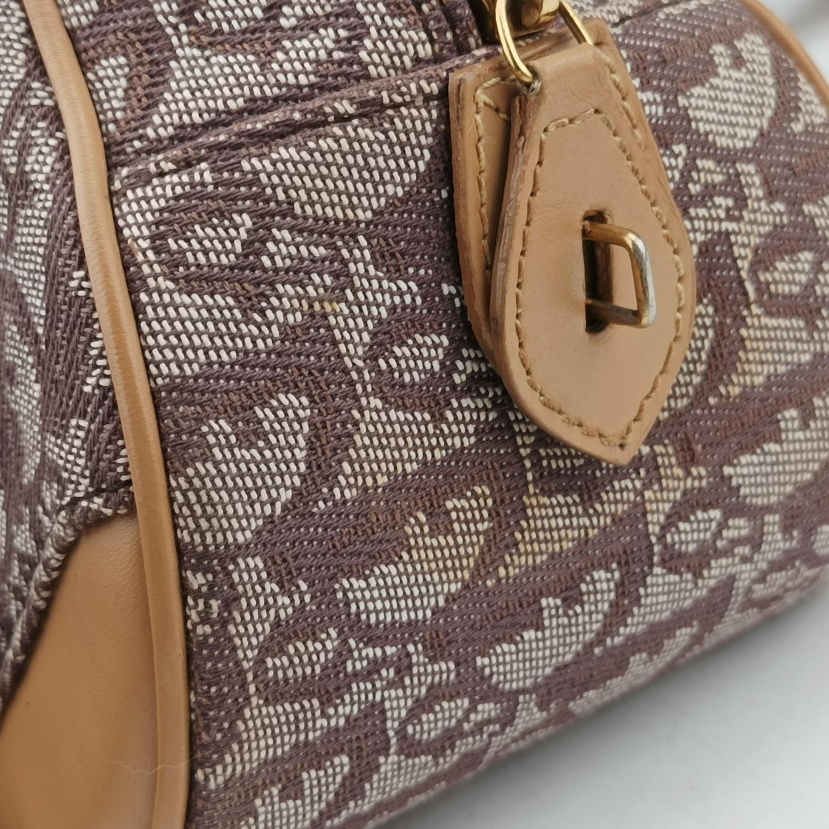 double saddlebag beige×burgundy Jacquard×Leather MA-1001ダブルサドルバッグ ベージュ×ワインレッド ジャガード×レザー MA-1001