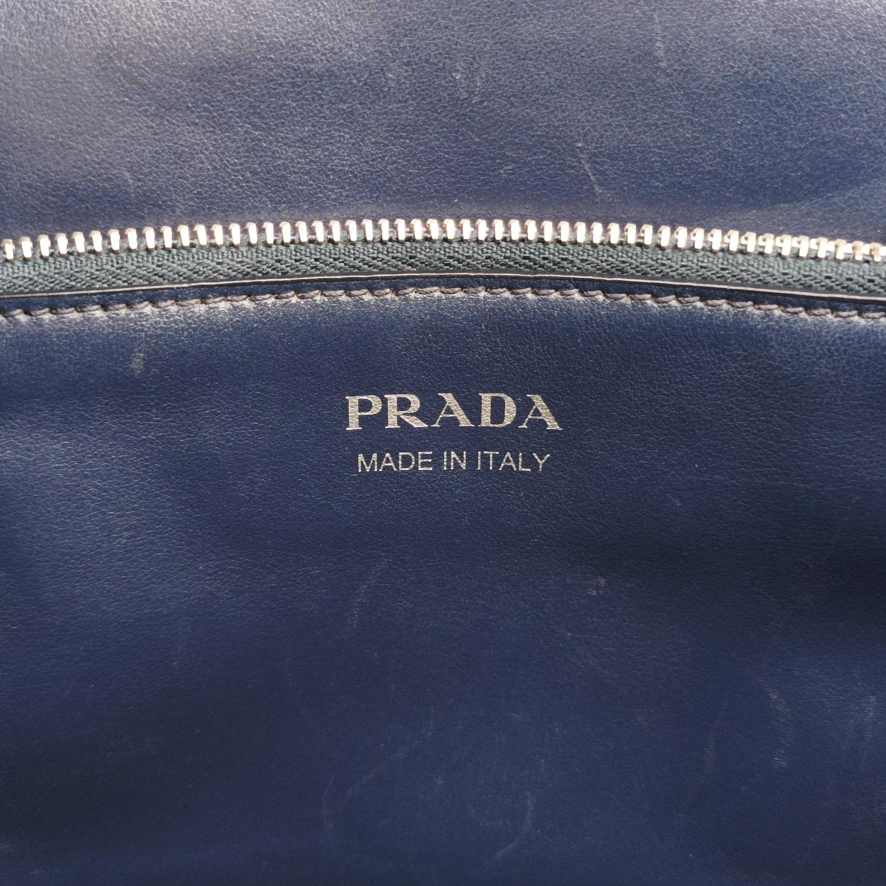 Monochrome navy SAFFIANO Leather 59モノクロ ネイビー サフィアーノレザー 59