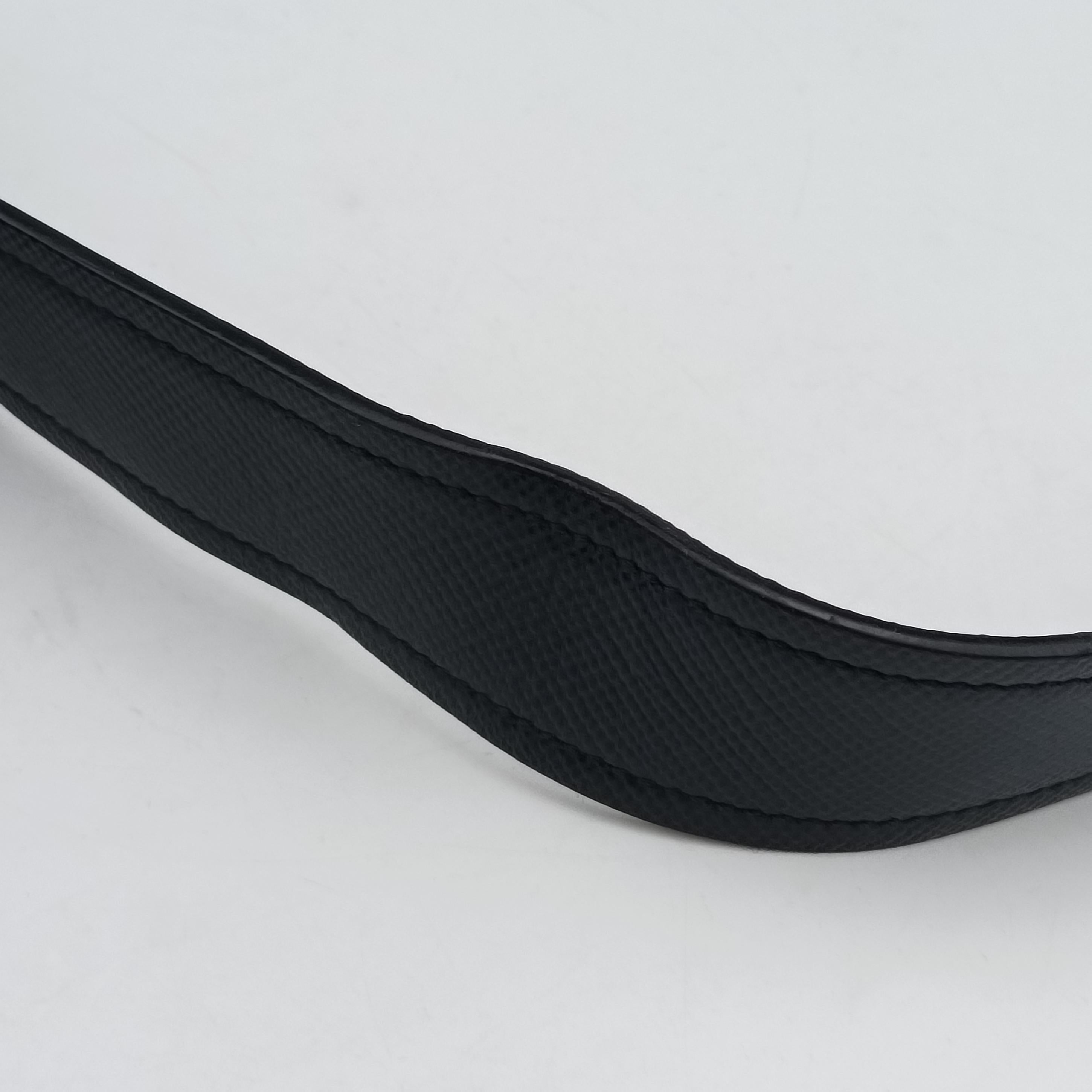 Monochrome navy SAFFIANO Leather 59モノクロ ネイビー サフィアーノレザー 59