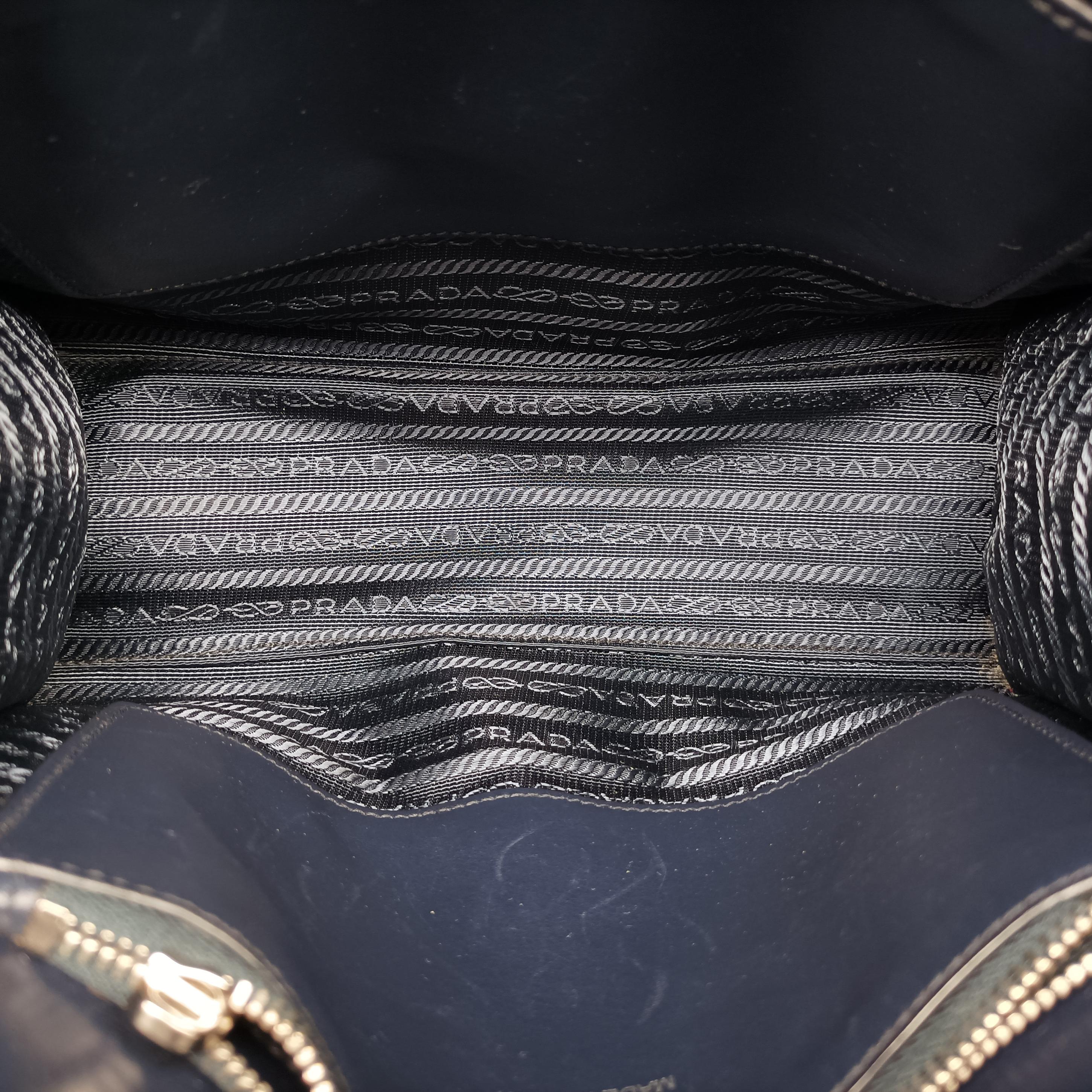 Monochrome navy SAFFIANO Leather 59モノクロ ネイビー サフィアーノレザー 59