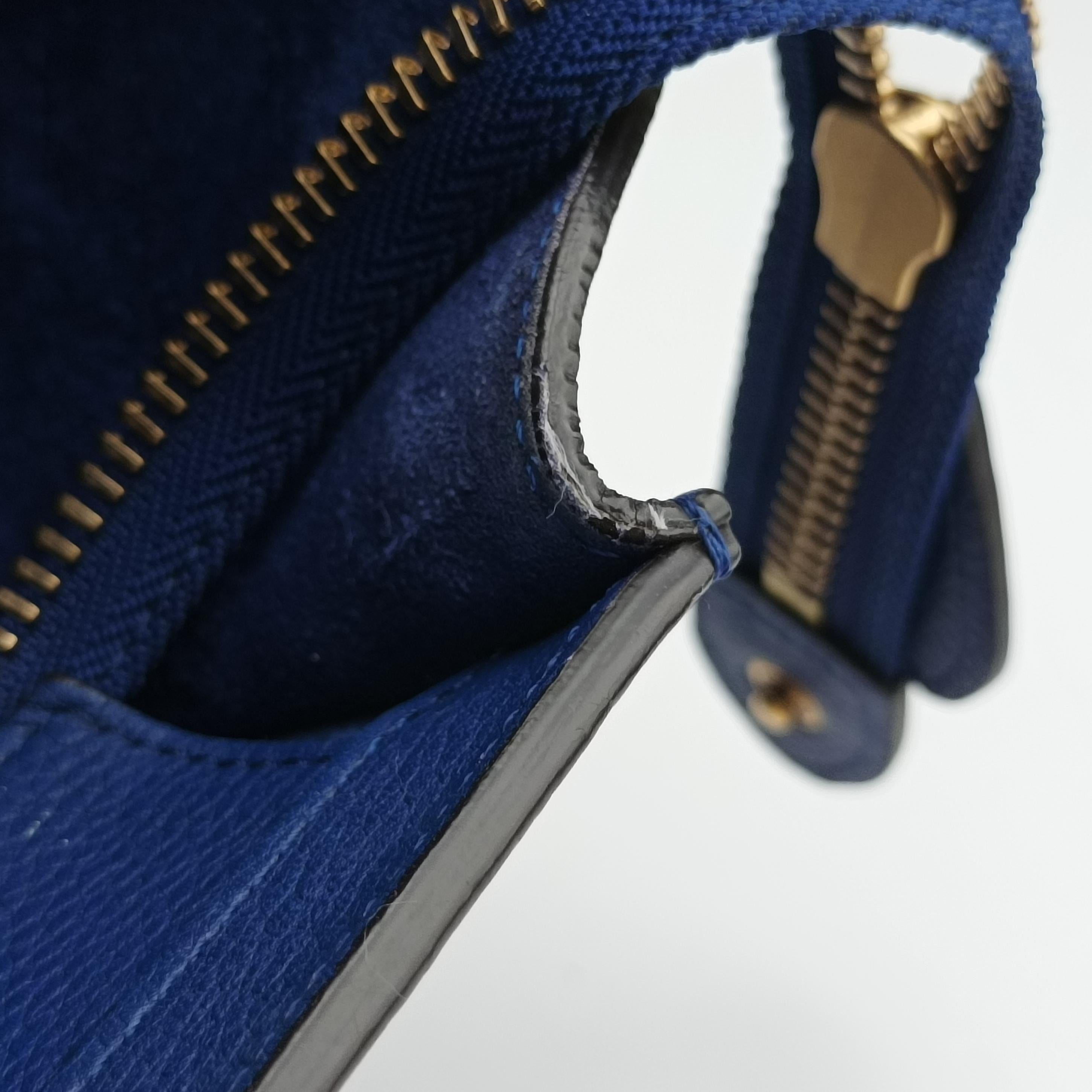 Luggage Micro shopper Blue Leather F-MM-1145 F-CT-1125ラゲージマイクロショッパー ブルー レザー F-MM-1145 F-CT-1125