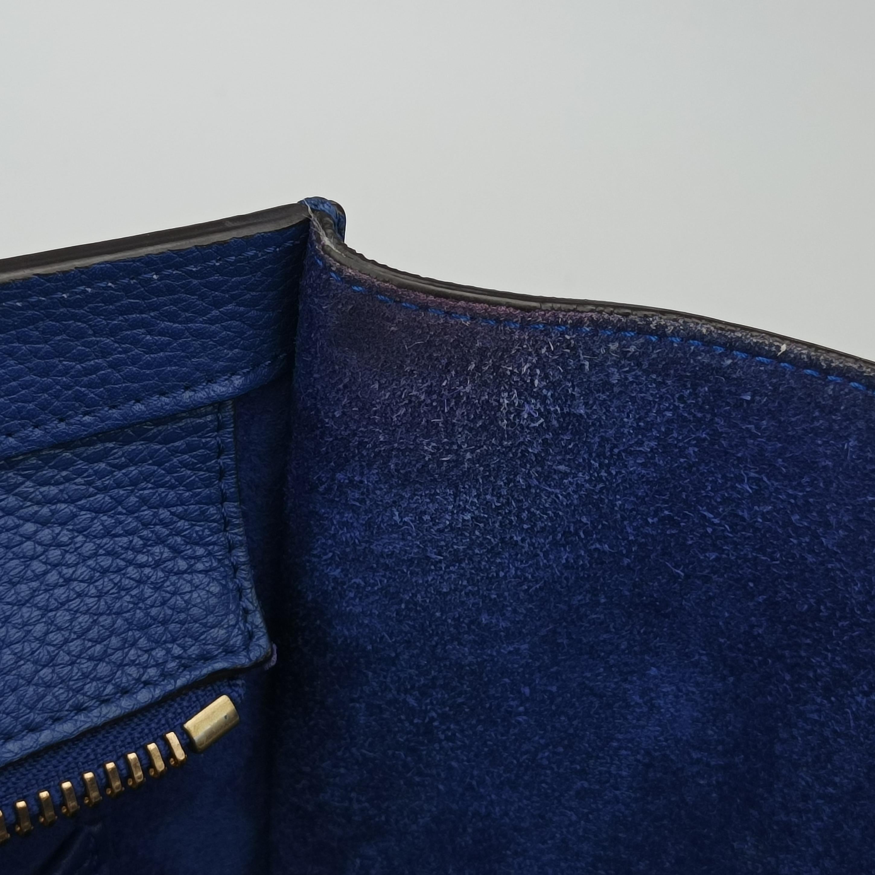 Luggage Micro shopper Blue Leather F-MM-1145 F-CT-1125ラゲージマイクロショッパー ブルー レザー F-MM-1145 F-CT-1125