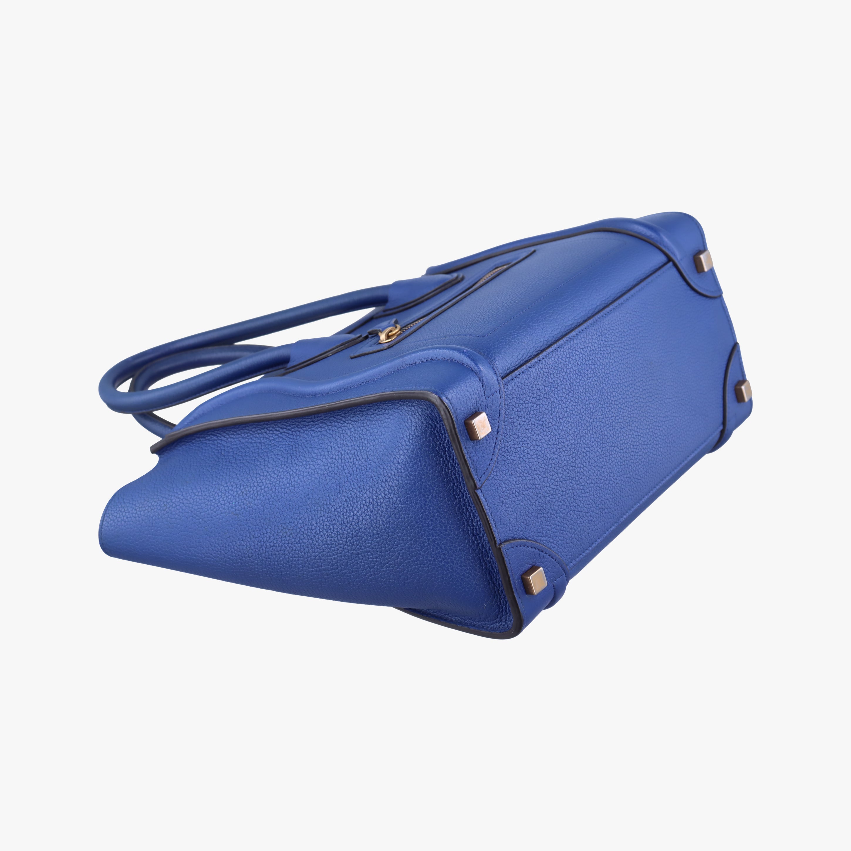 Luggage Micro shopper Blue Leather F-MM-1145 F-CT-1125ラゲージマイクロショッパー ブルー レザー F-MM-1145 F-CT-1125
