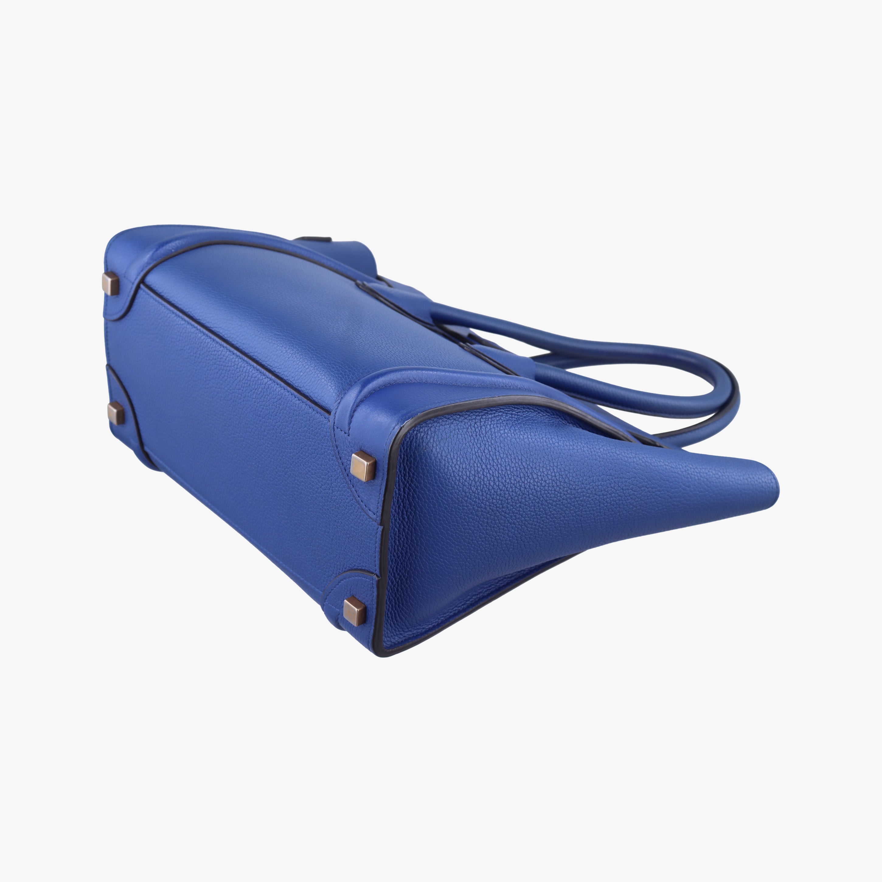 Luggage Micro shopper Blue Leather F-MM-1145 F-CT-1125ラゲージマイクロショッパー ブルー レザー F-MM-1145 F-CT-1125