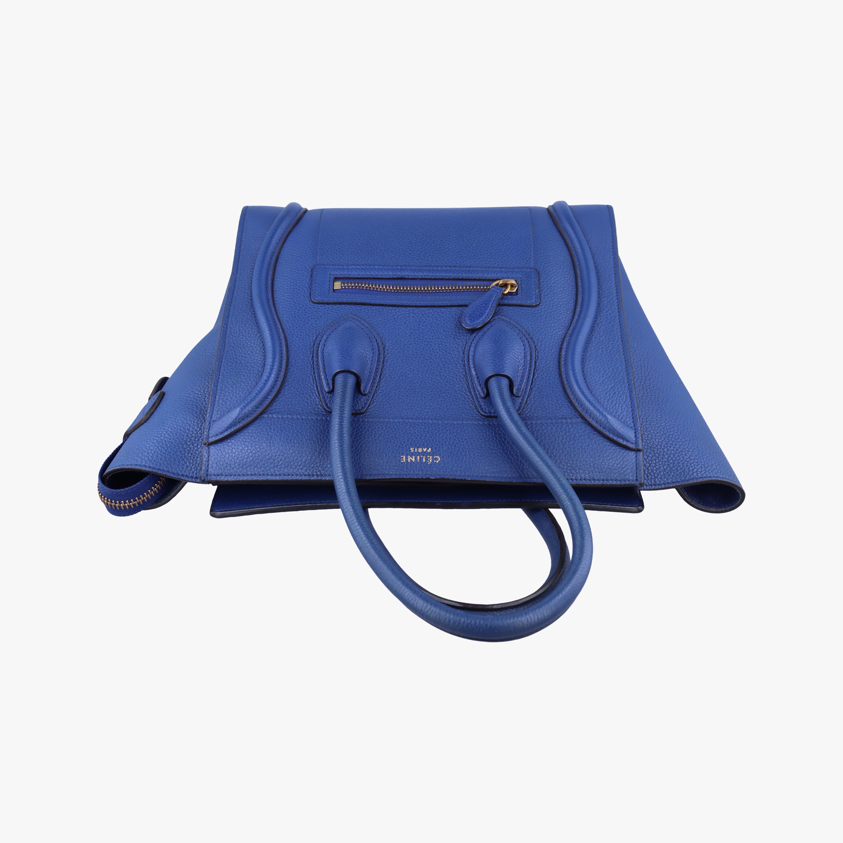 Luggage Micro shopper Blue Leather F-MM-1145 F-CT-1125ラゲージマイクロショッパー ブルー レザー F-MM-1145 F-CT-1125