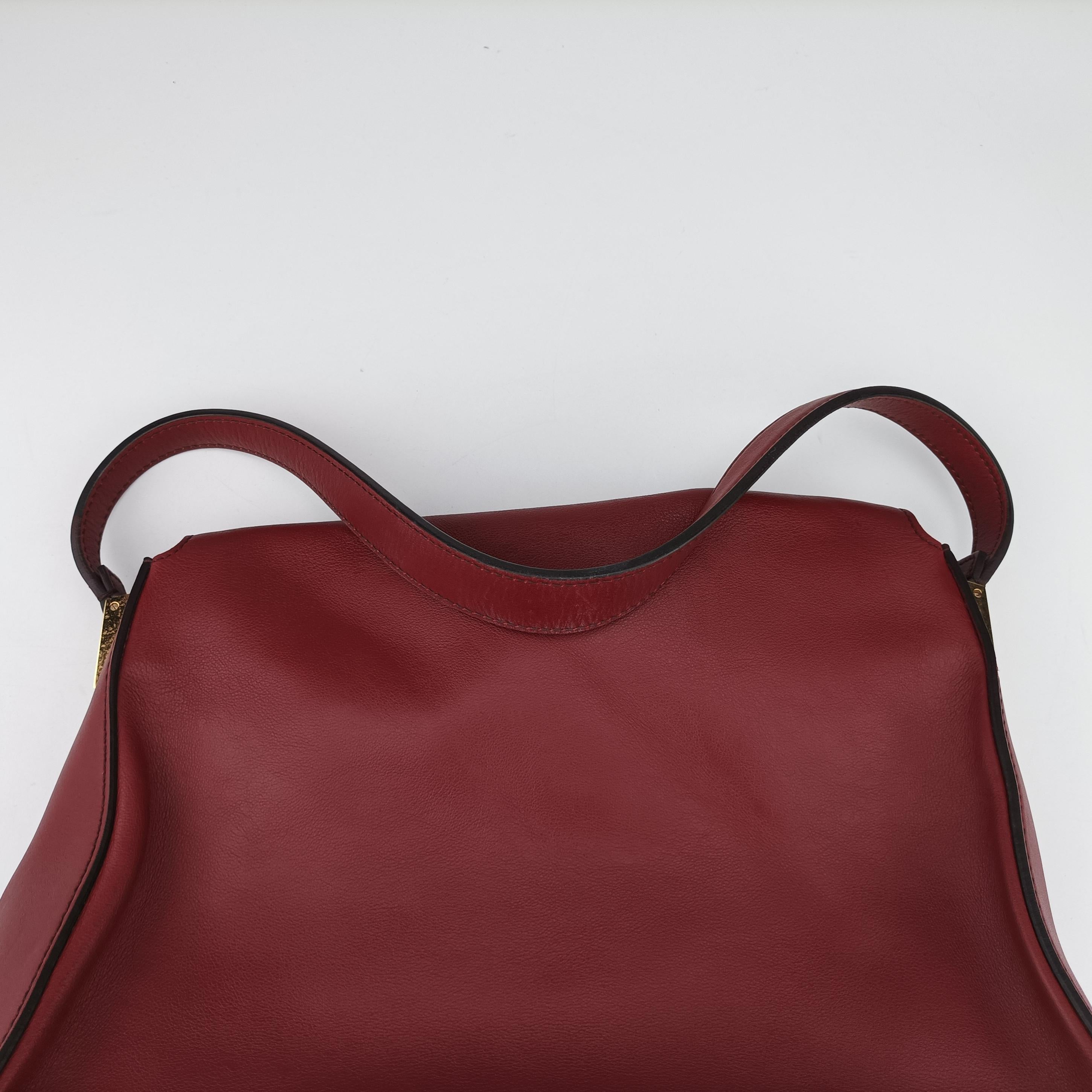 Big Mamma Baguette Red Leather 8BR638 8BR638-D16 129-2370ビッグマンマバケット レッド レザー 8BR638 8BR638-D16 129-2370