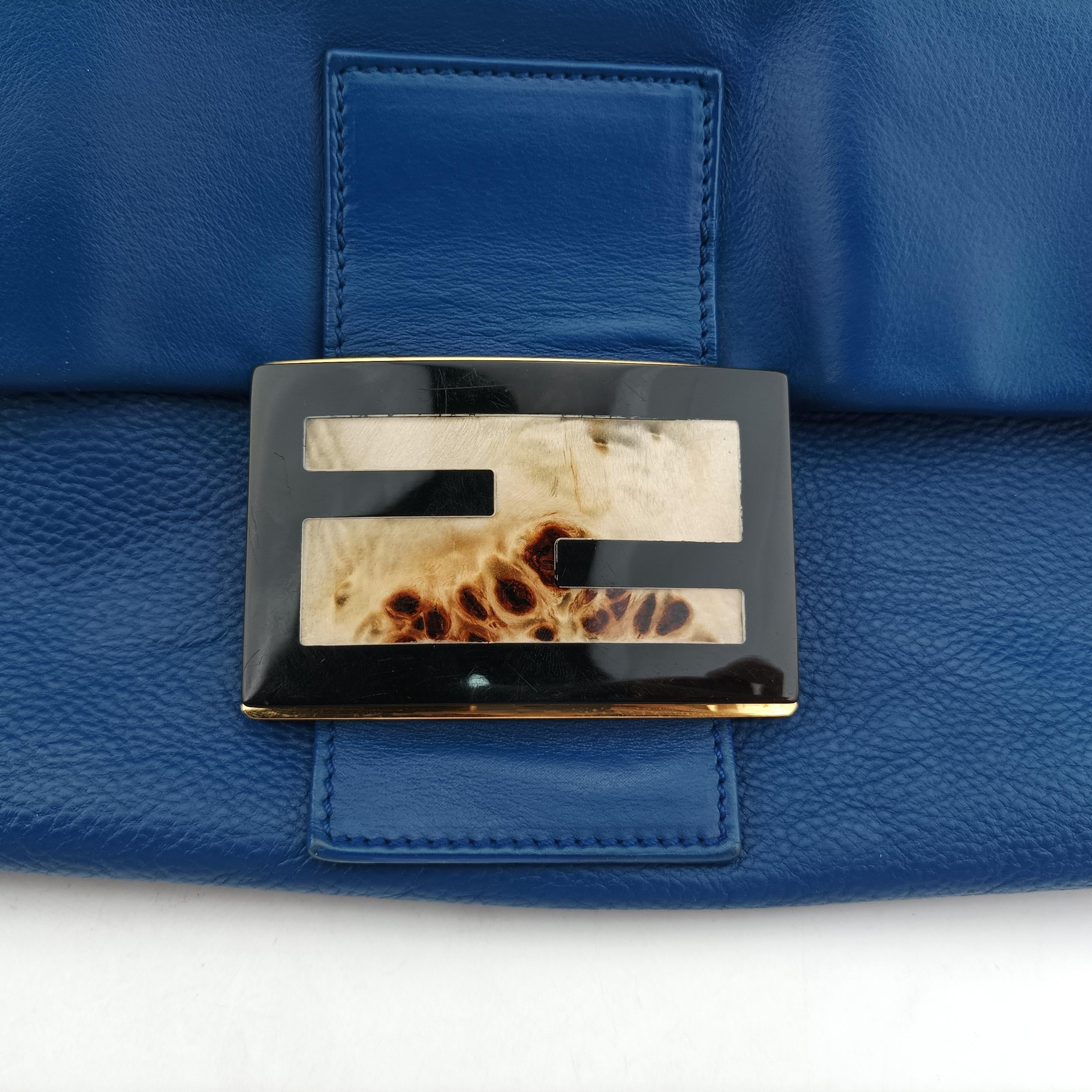 Big Mamma Forever Flap Blue leather 8BR638 8BR638-FB7 128-2354ビッグマンマバケット ブルー レザー 8BR638 8BR638-FB7 128-2354