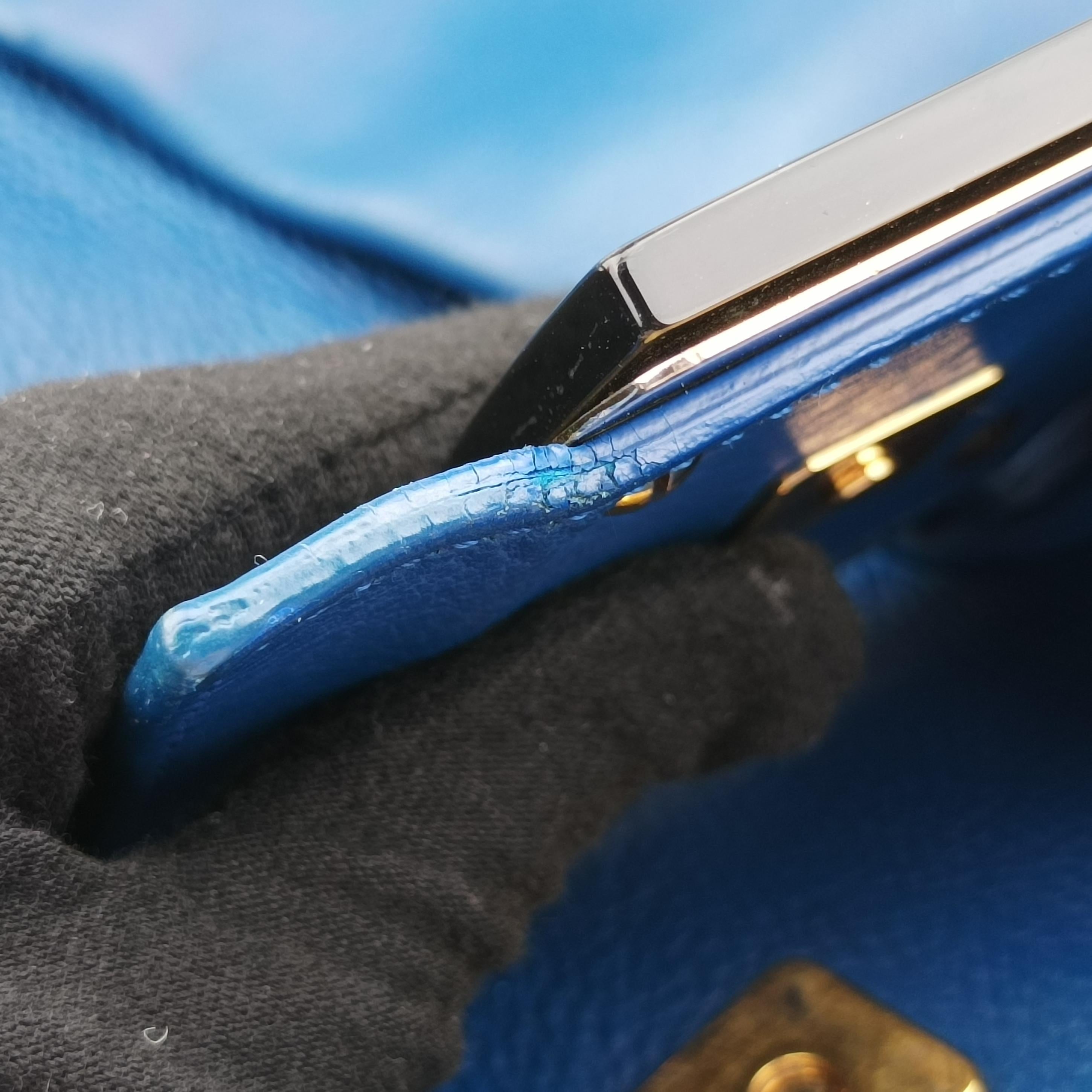 Big Mamma Forever Flap Blue leather 8BR638 8BR638-FB7 128-2354ビッグマンマバケット ブルー レザー 8BR638 8BR638-FB7 128-2354