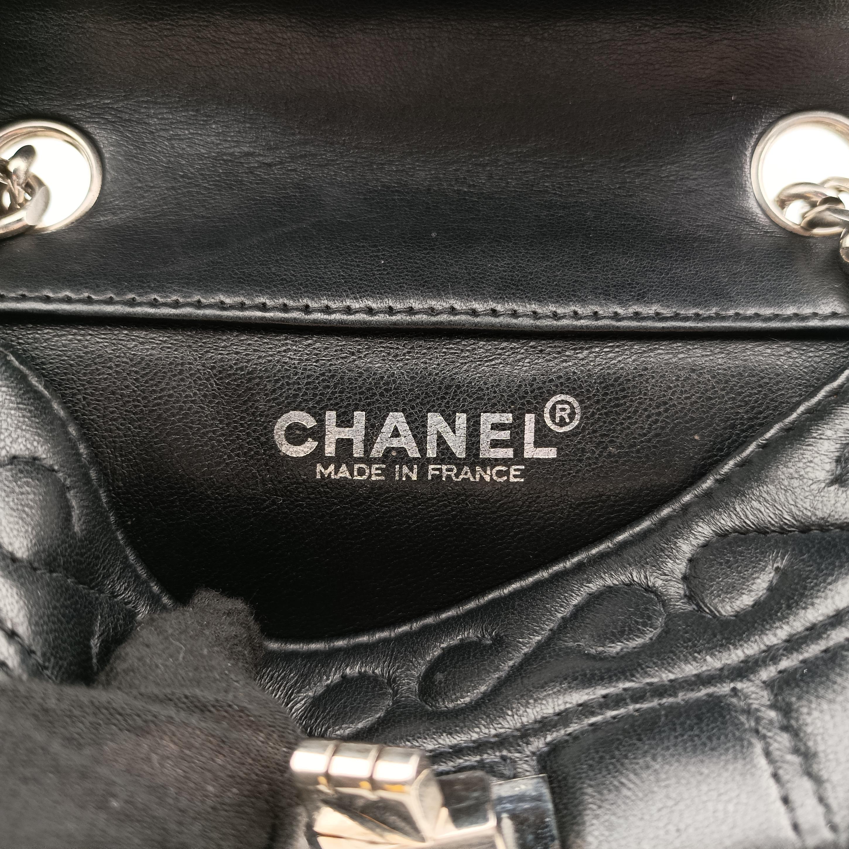 2.55 Chocolate Bar Chain Black lambskin A16367 64820642.55チョコバーチェーン ブラック ラムスキン A16367 6482064